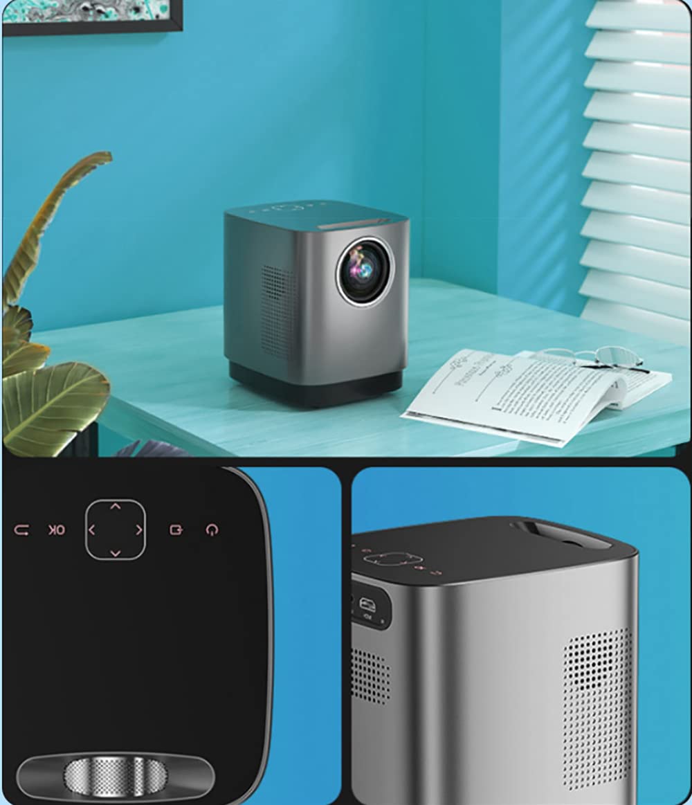 4K Mini Smart Projector with Pure HiFi Audio - Portable Home Theater for Movies, Gaming & Office Presentations | Wireless Phone Projection, Voice Control & HD Color Display