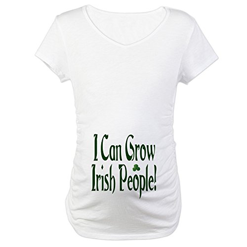 I Can Grow Irish People! Funny Maternity T-Shirt for Pregnant Women - Perfect for St. Patrick's Day & Pregnancy Announcements