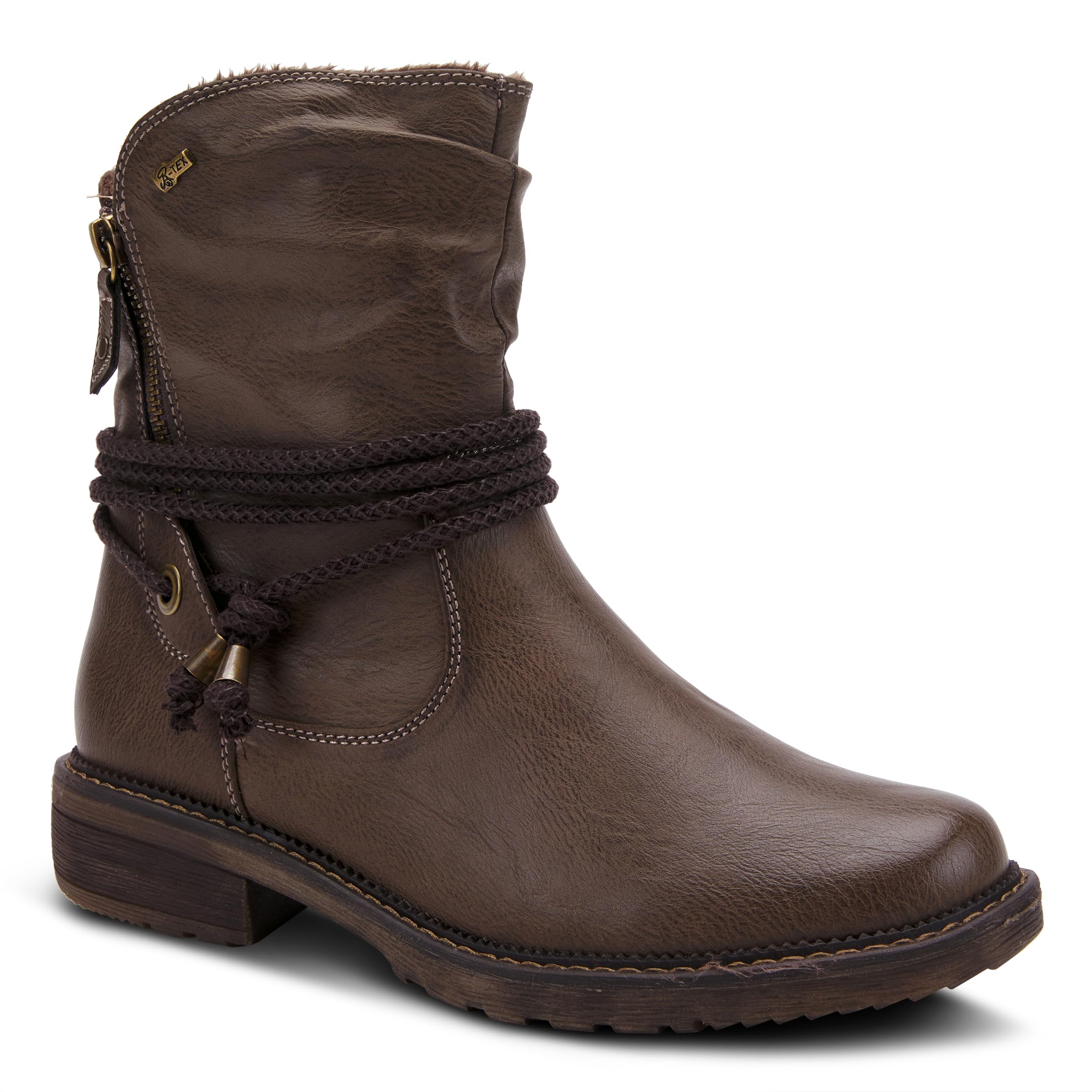 Spring Step Women's Mid Calf Boots - Comfortable Ankle Booties for Fall & Winter | Waterproof & Slip-Resistant | Perfect for Work, Casual Outfits & Outdoor Activities