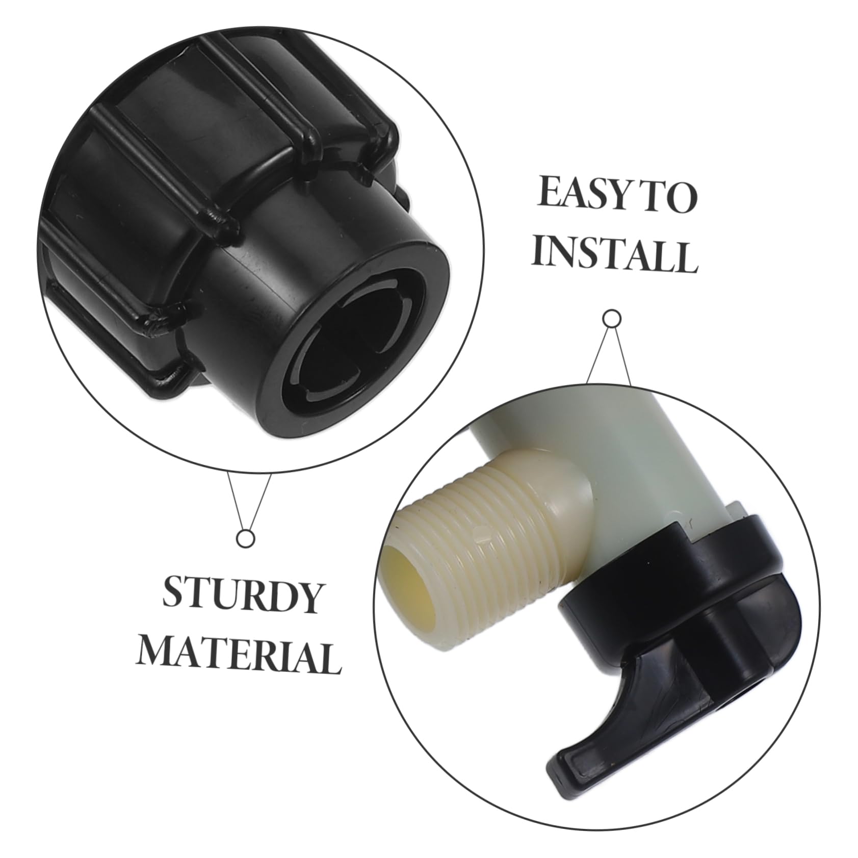 HANABASS Pig Drinking Controller - Plastic Water Level Feeder Accessory for Space-Saving Pig Farms