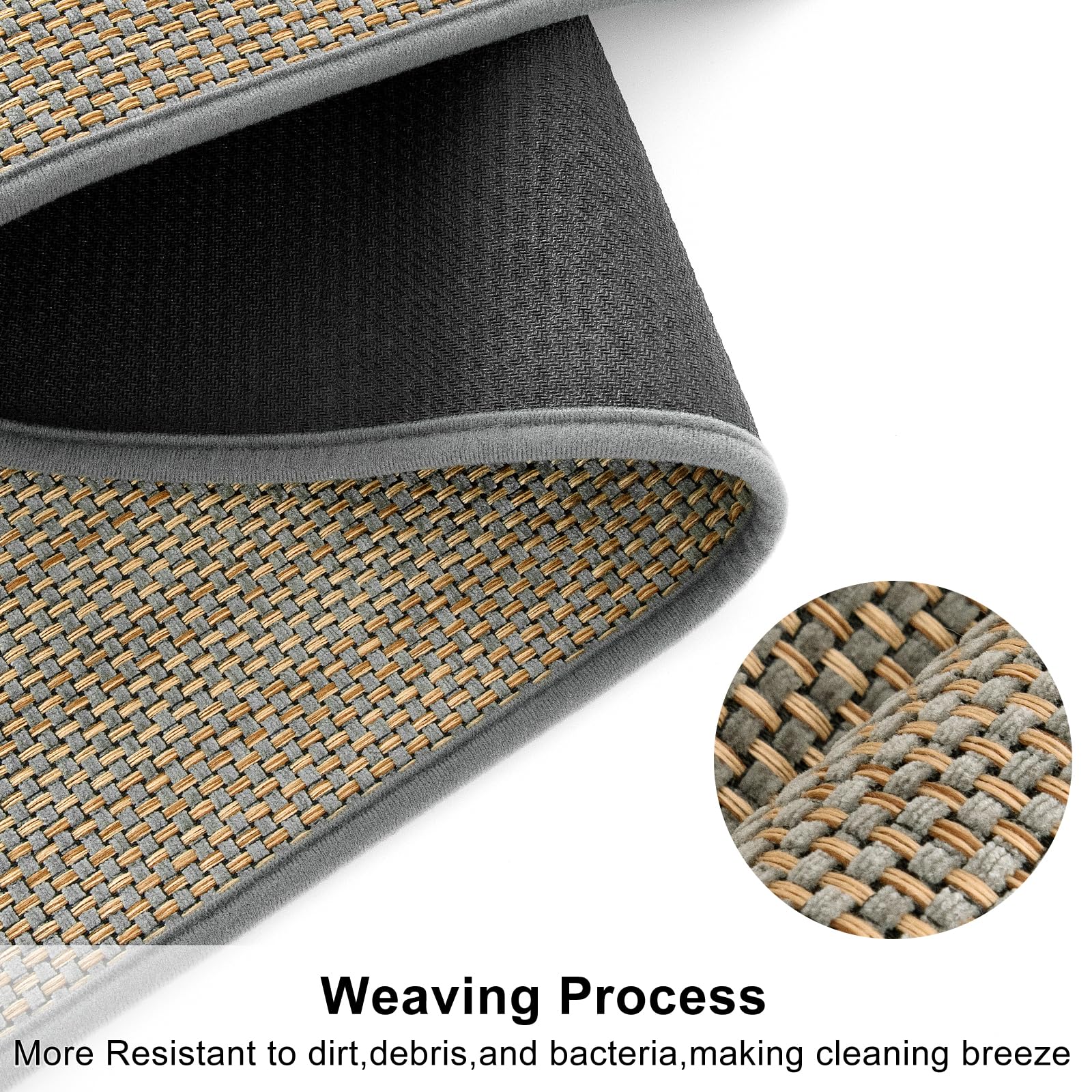 KIMODE Non-Slip Washable Kitchen Runner Rug 30