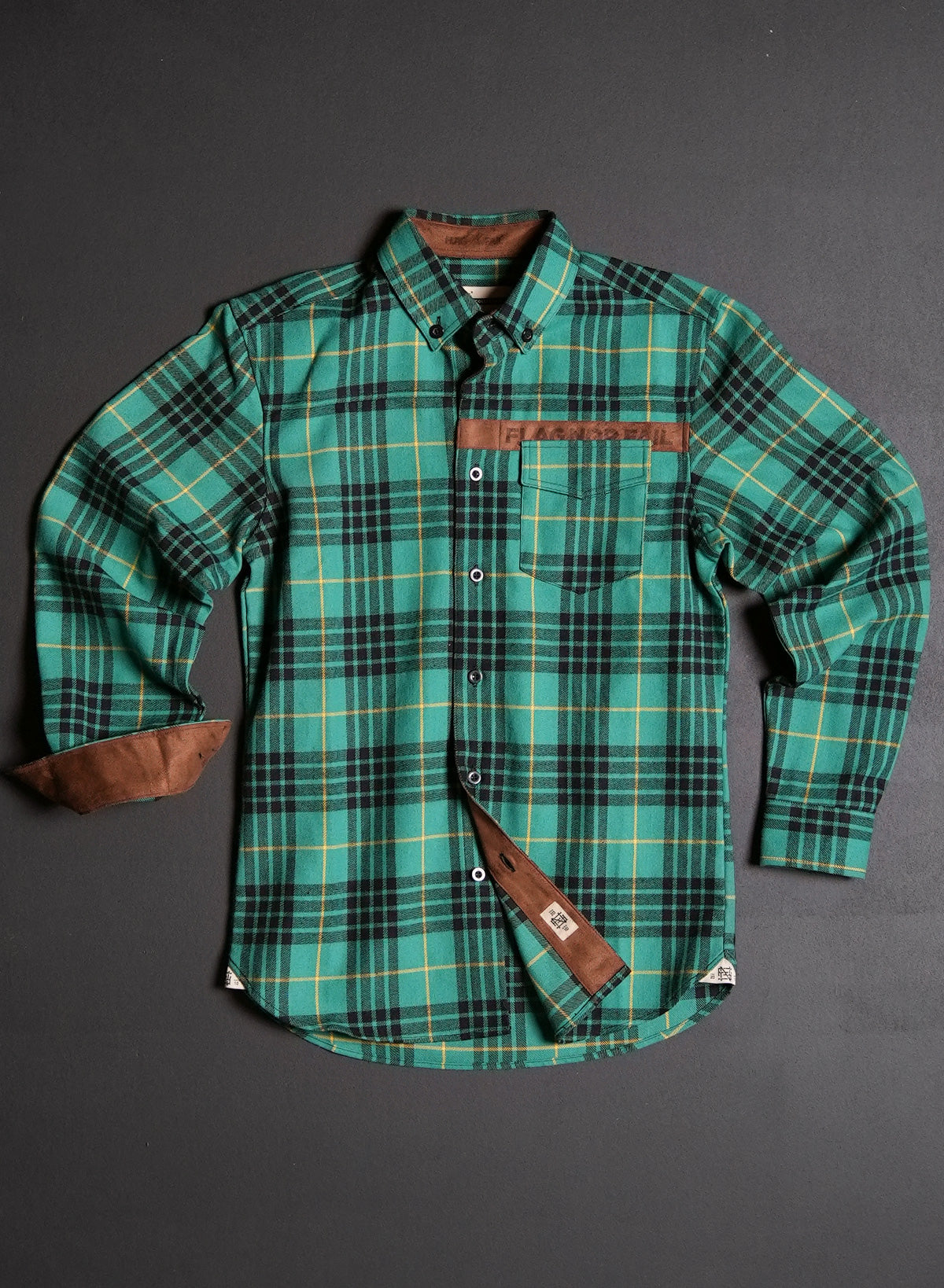 Men's Forever Flannel Shirt - Soft & Comfortable Green Plaid Shirt for Casual Wear & Outdoor Activities