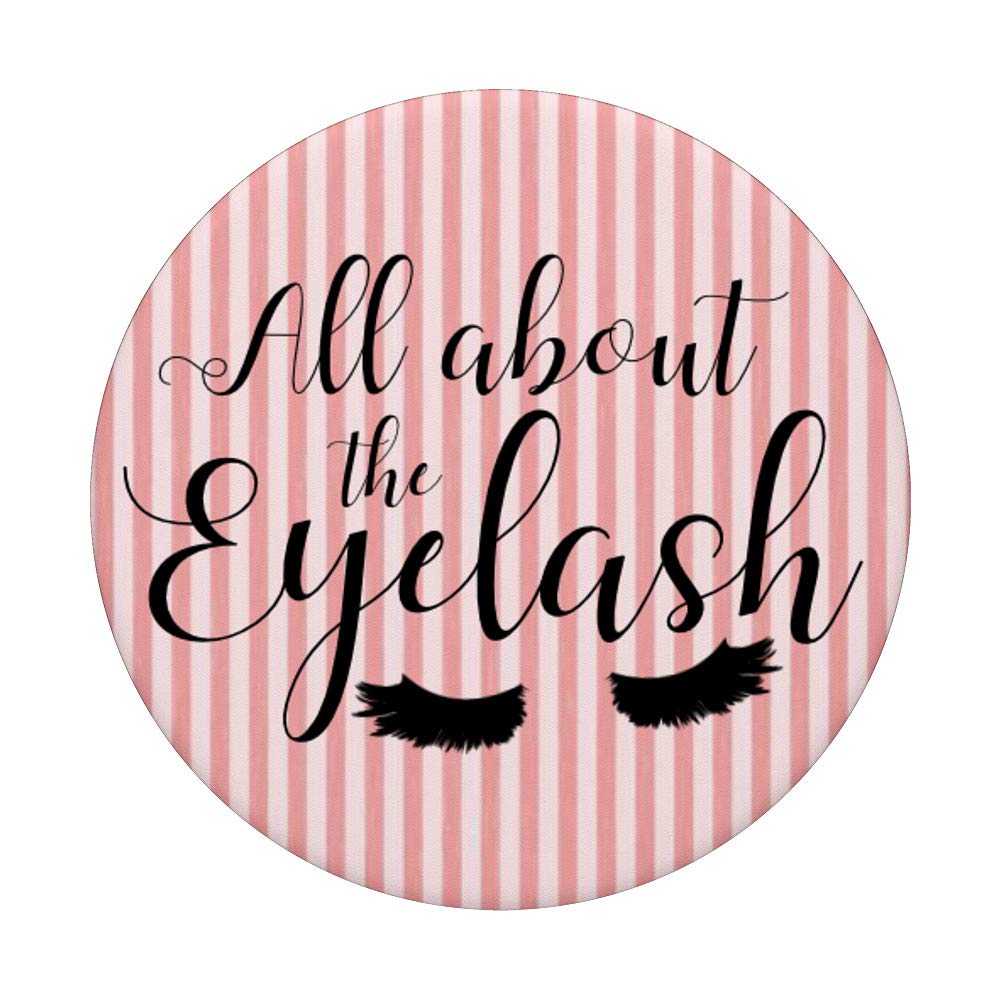 Funny Lash Quote PopGrip - Swappable Phone Grip for Estheticians & Makeup Lovers | Perfect for Phones & Tablets | Great Gift for Eyelash Technicians & Beauty Enthusiasts
