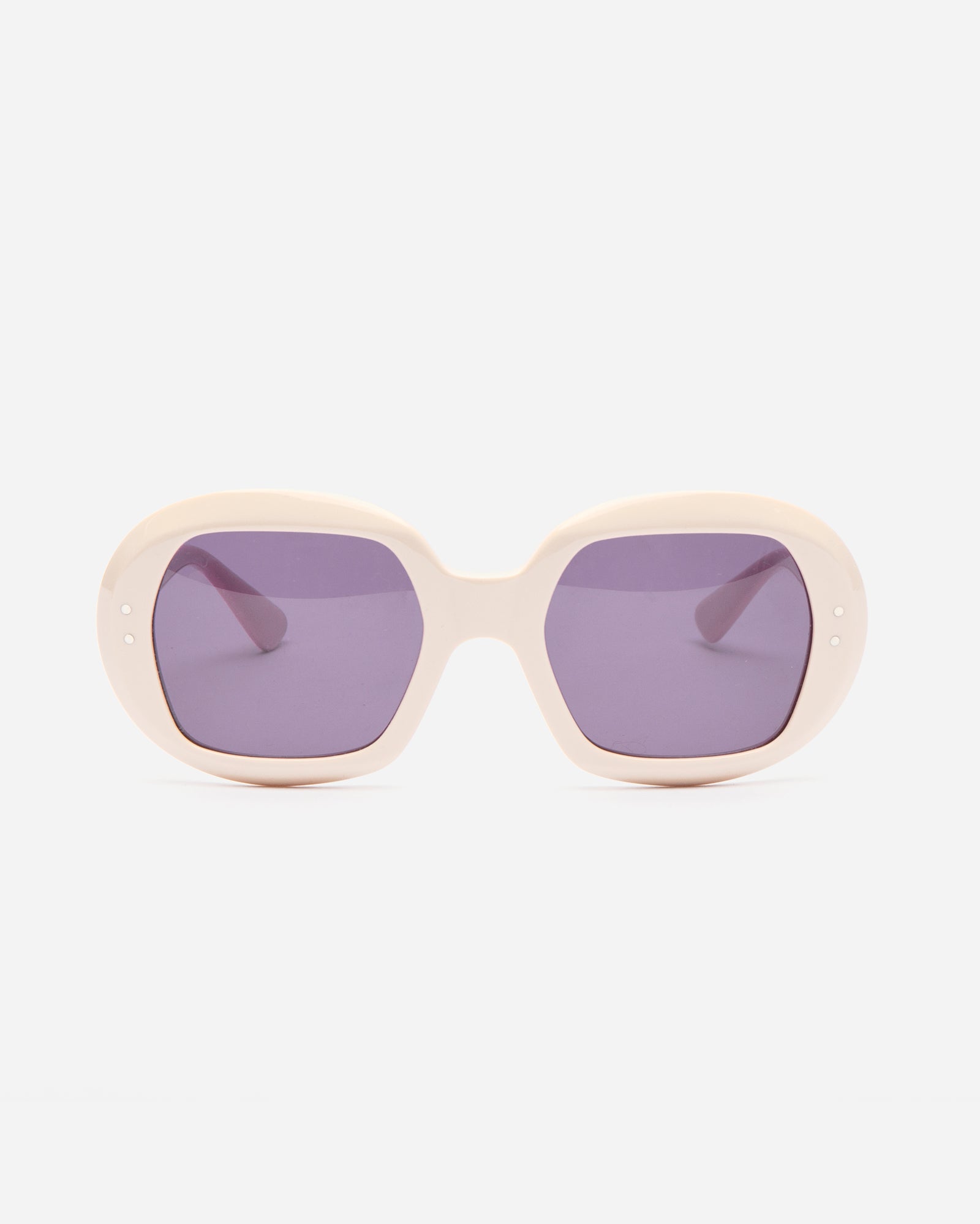 Selima Optique x FV Babs Ivory Sunglasses for Women - Trendy Cat Eye UV Protection Shades for Beach, Driving & Outdoor Fashion