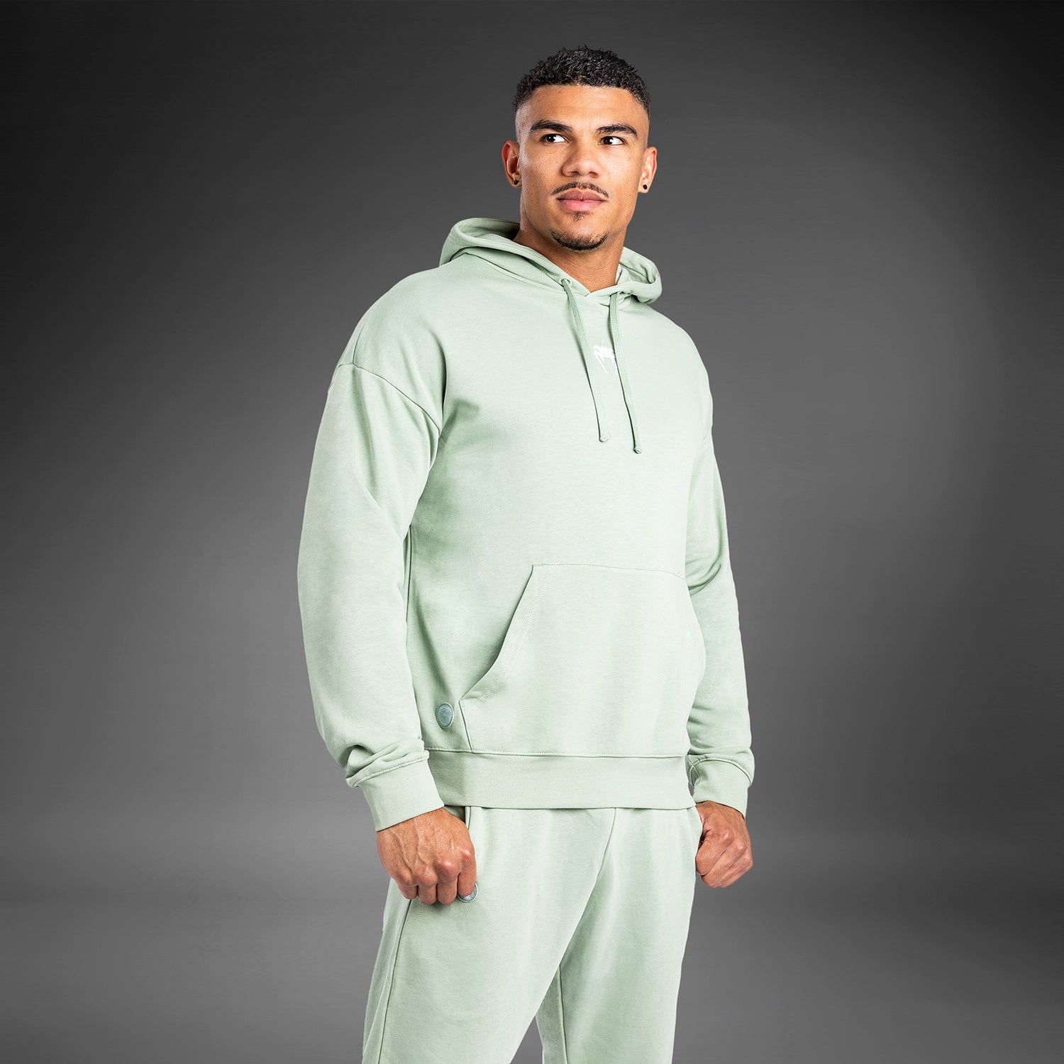 Venum Vortex XL Men's Hoodie - Aqua Green | Lightweight & Breathable MMA Training Hoodie for Fighters & Athletes | Perfect for Gym, Boxing & Streetwear