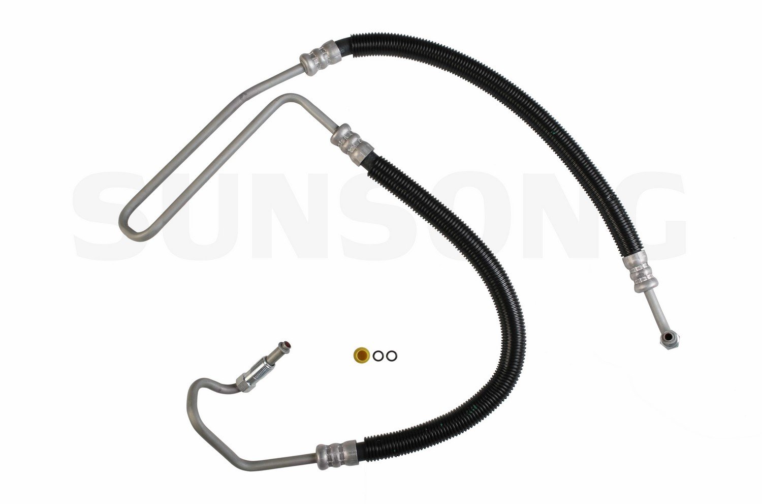 Sunsong 3402449 Power Steering Pressure Line Hose Assembly - High Performance Replacement for Smooth Steering - Perfect for Trucks, SUVs, and Off-Road Vehicles