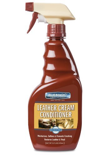Blue Magic 850-06 Leather & Vinyl Conditioner - 16 oz Bottle | Restores & Protects Car Seats, Furniture, Handbags | Premium Leather Care for Cars, Sofas & Accessories