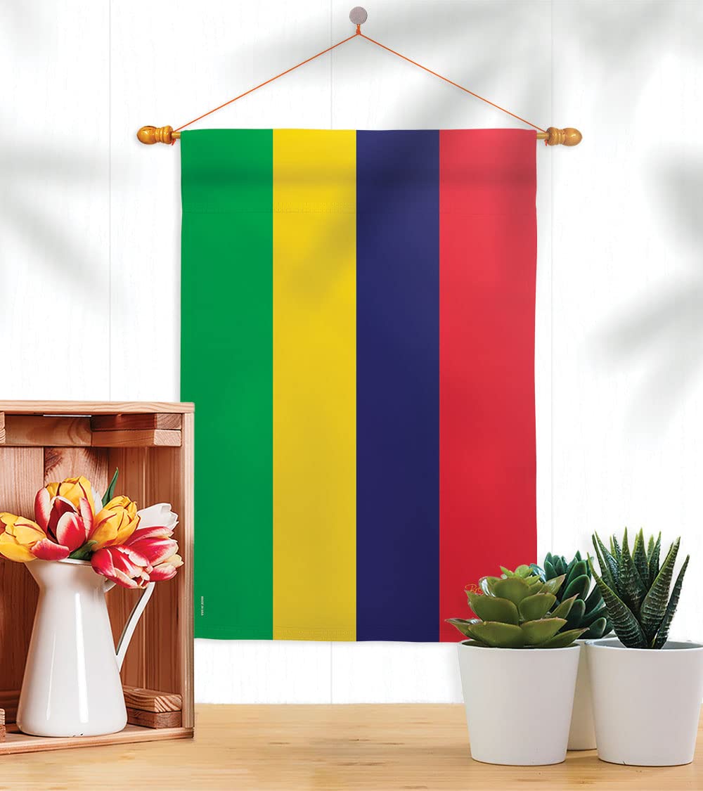 Mauritius National Flag Set 28x40