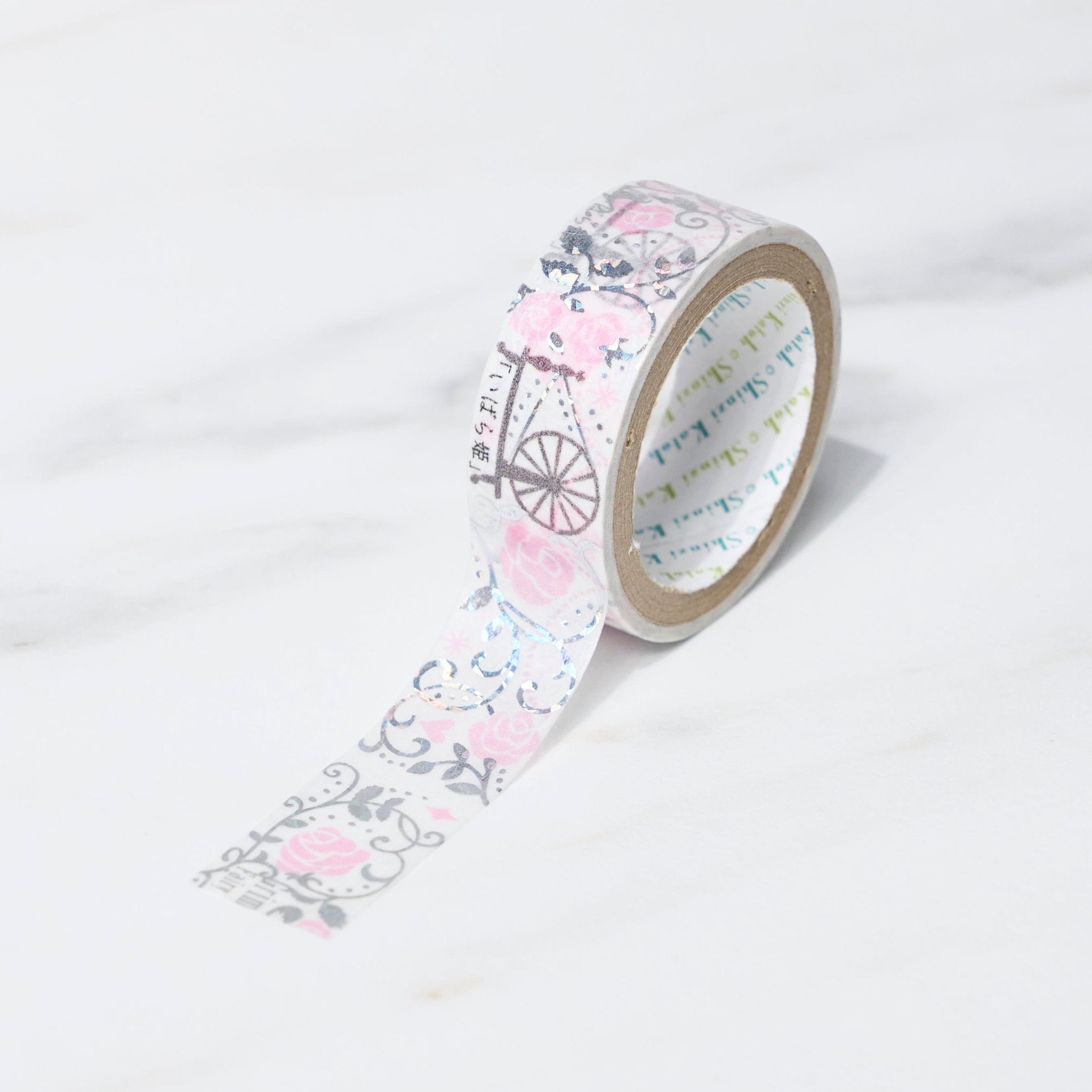 Fairy Tale Gems Grimm Masking Tape Set - Shinzi Katoh Kirapika Collection for Scrapbooking, Journaling & DIY Crafts - Decorative Sealing Tape for Gift Wrapping, Home Decor & Office Use
