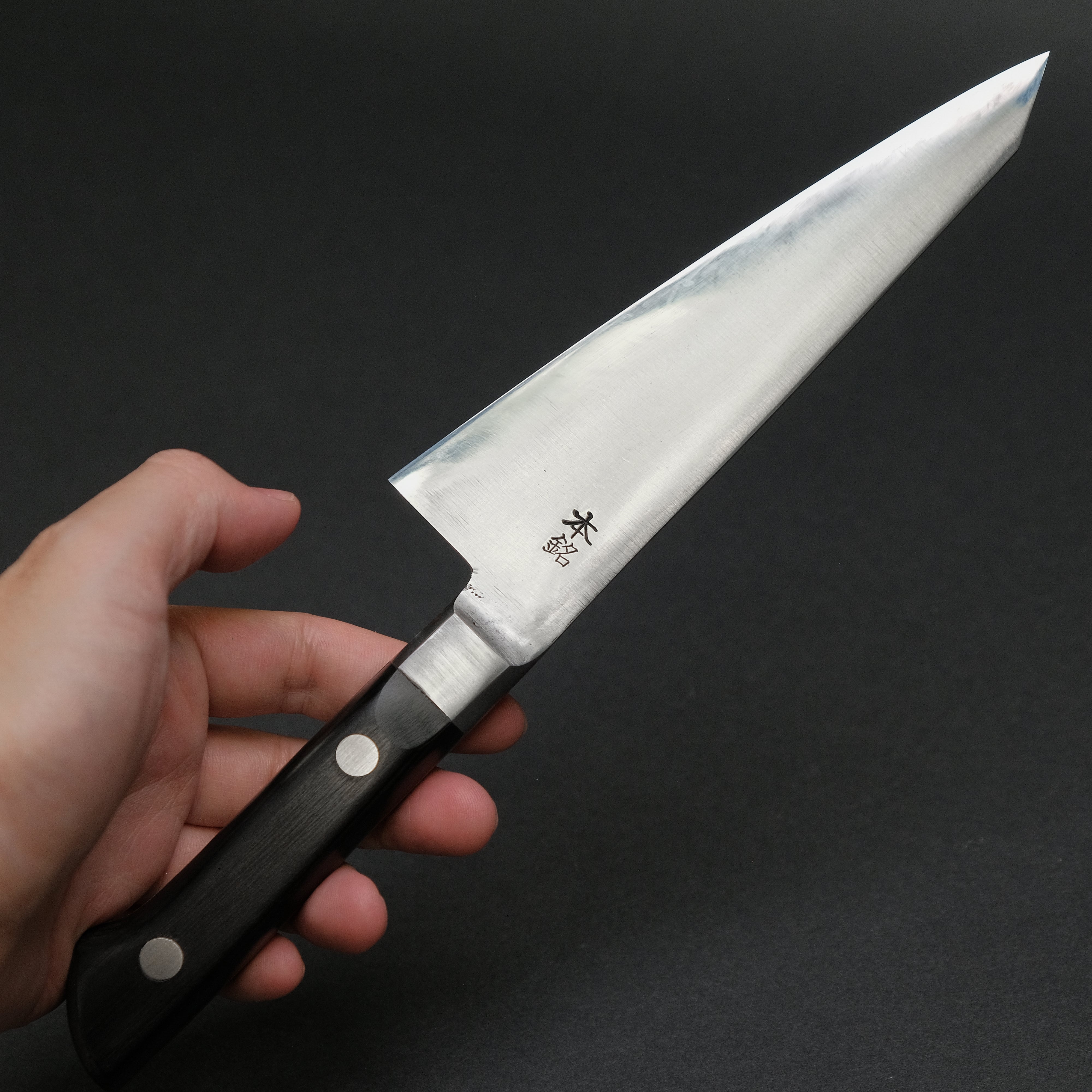 Premium Kogetsu 150mm Carbon Steel Honesuki Knife with Pakkawood Handle - Japanese Boning Knife for Poultry, Meat & Fish Butchering - Ideal for Chefs & Home Cooks