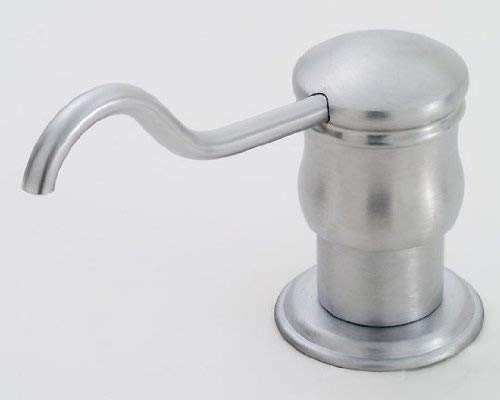 Jaclo 1205-PEW Traditional Pewter Soap Dispenser & Lotion Pump for Kitchen and Bathroom - Elegant Hand Wash and Moisturizer Solution for Home, Restaurant, and Hotel Use