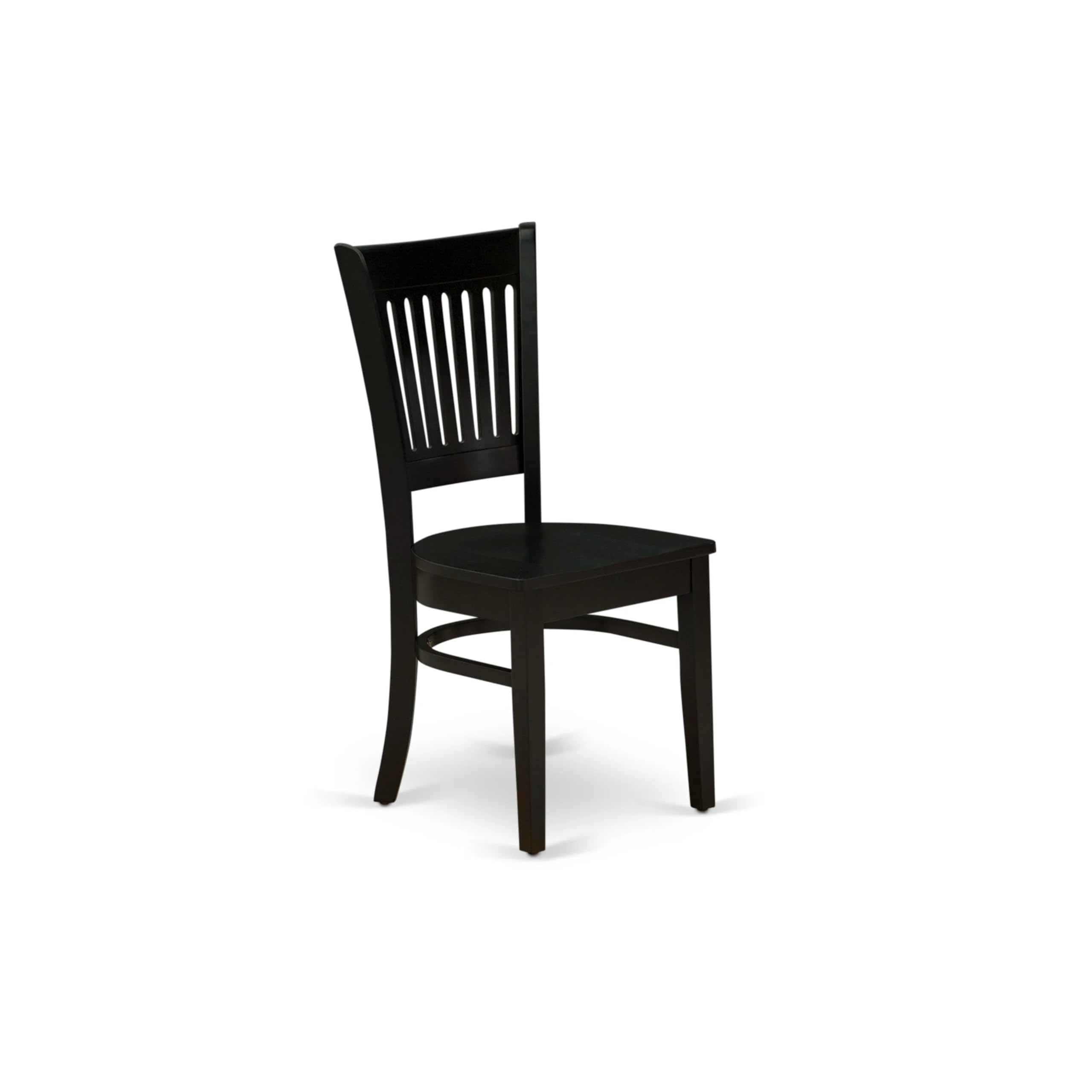 East West Furniture 3-Piece Round Dining Table Set with Pedestal Base & 2 Chairs - 36x36 Inch Black Kitchen Table for Small Spaces | Perfect for Apartments, Breakfast Nooks & Cozy Dining Areas