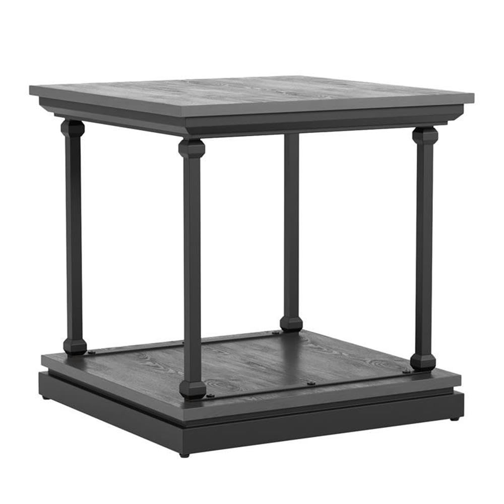 Drewden Wood Coffee Table Set - 3-Piece Antique Gray for Living Room