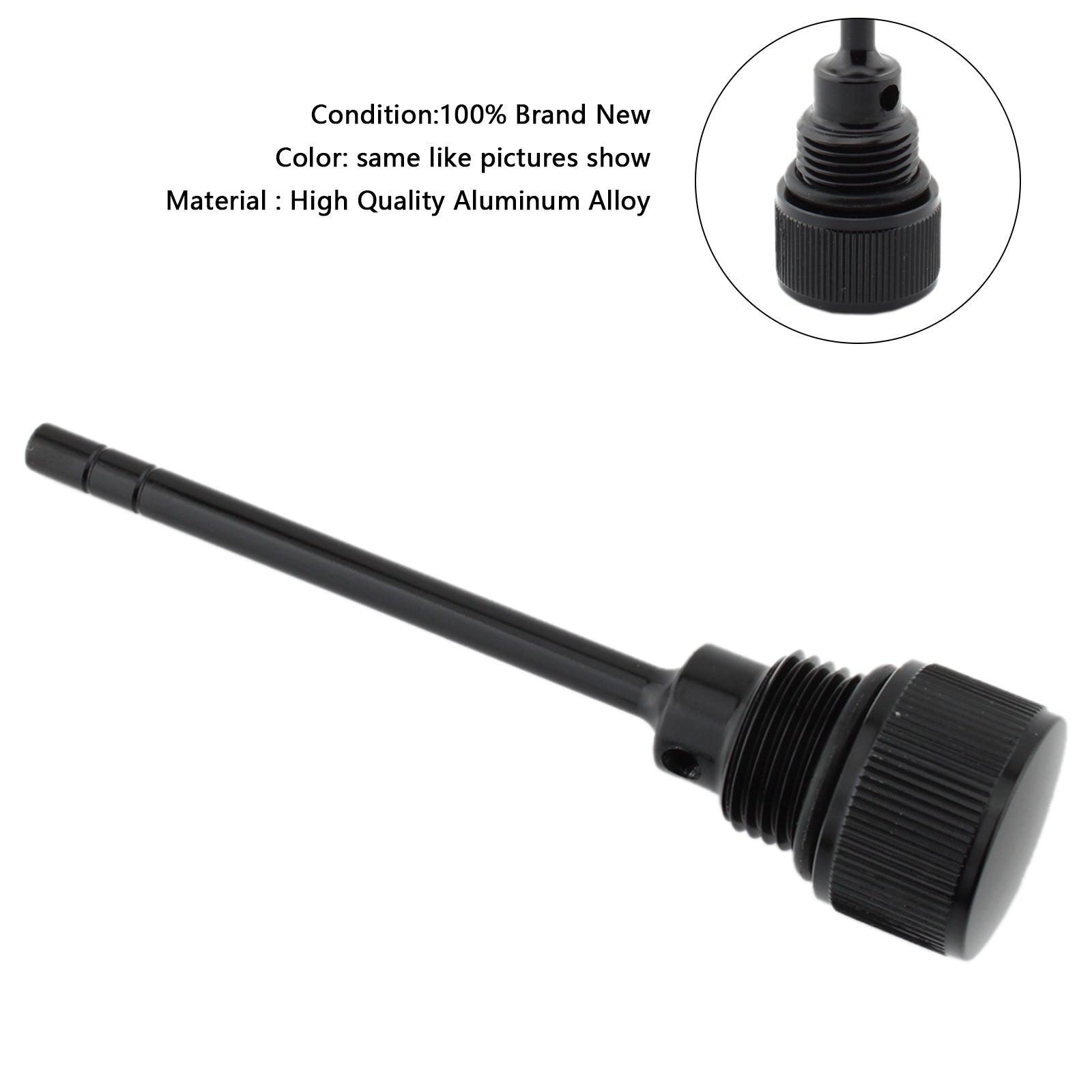1105 0022 Oil Dipstick Tank Cap Plug Replacement for Harley Davidson Softail & Road Glide 2007-2019 - Perfect for Motorcycle Oil System Maintenance & DIY Repairs