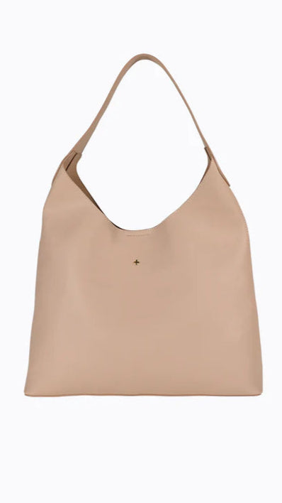 Duke Hobo Bag - Nude PU Leather Crossbody Purse for Women | Fashionable & Durable Handbag for Daily Use, Travel, and Work