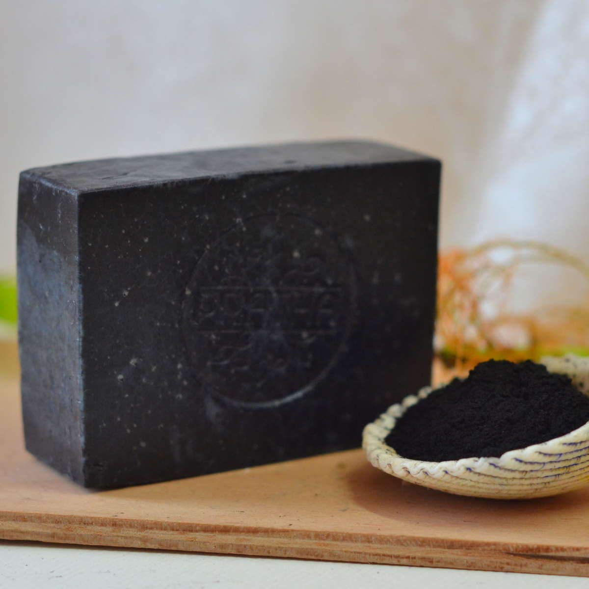 PRATHA Handmade Activated Charcoal Detox Soap - Natural Cold Process Bath Bar for Deep Cleansing & Acne Relief | Perfect for Sensitive Skin & Daily Face & Body Wash