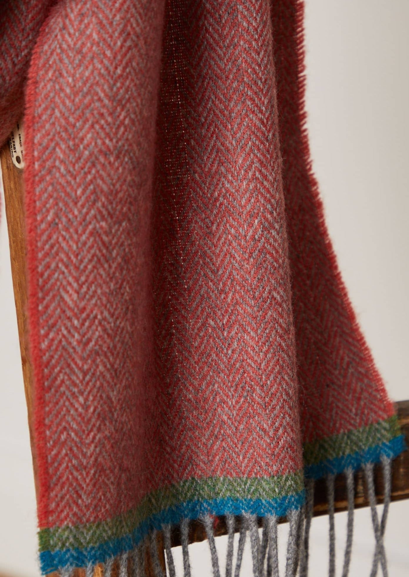 Foxford Lambswool Scarf for Women & Men - Soft & Warm Winter Accessory in Terracotta - Perfect for Cold Weather, Outdoor Activities & Fashion Styling