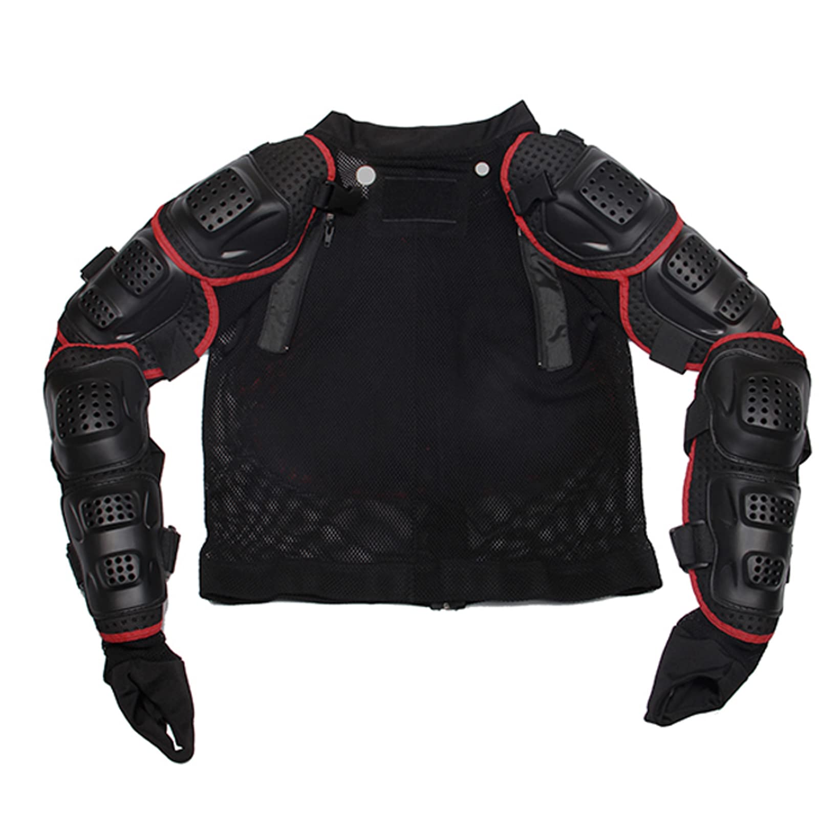 Motorcycle Armor Jacket - Spine & Chest Protection for Motocross & MTB Riding