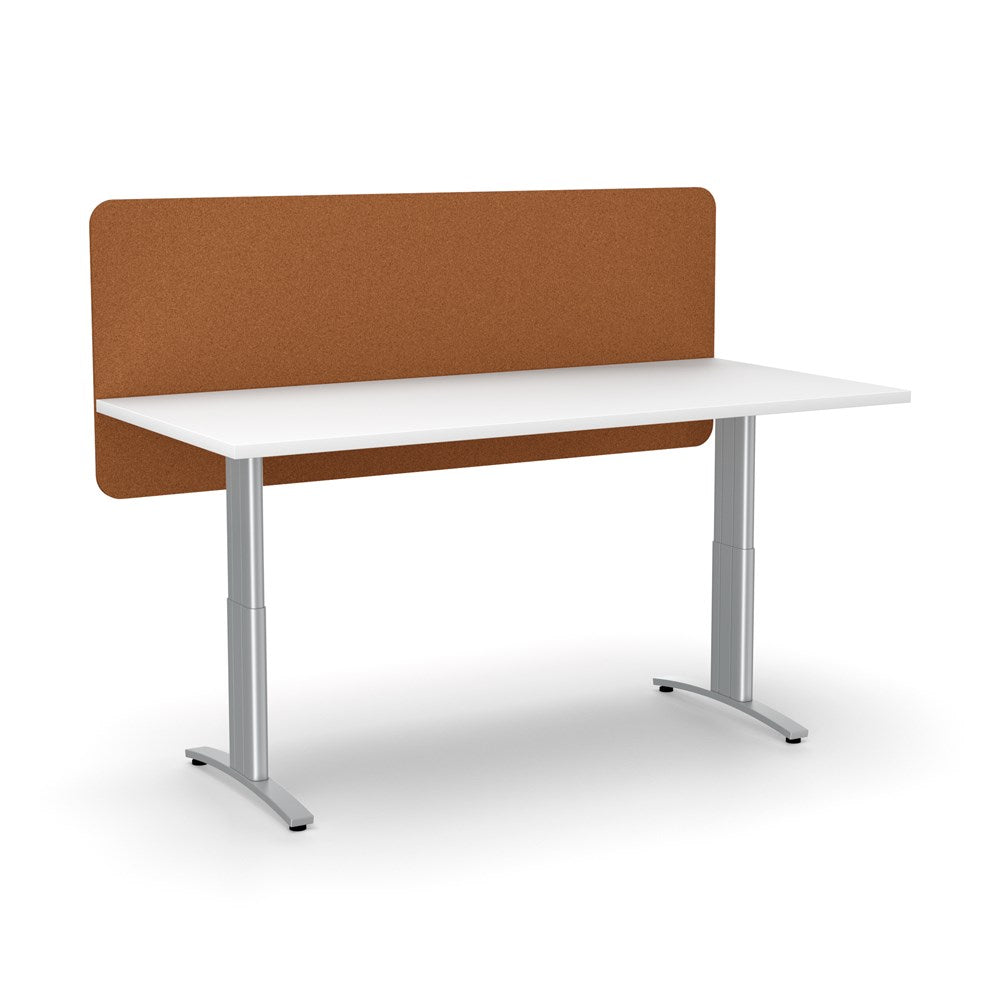 Boyd Acoustic Modesty Desk Screen - Soundproof Office Privacy Panel for Workstations & Cubicles - Perfect for Open Office Spaces & Home Offices