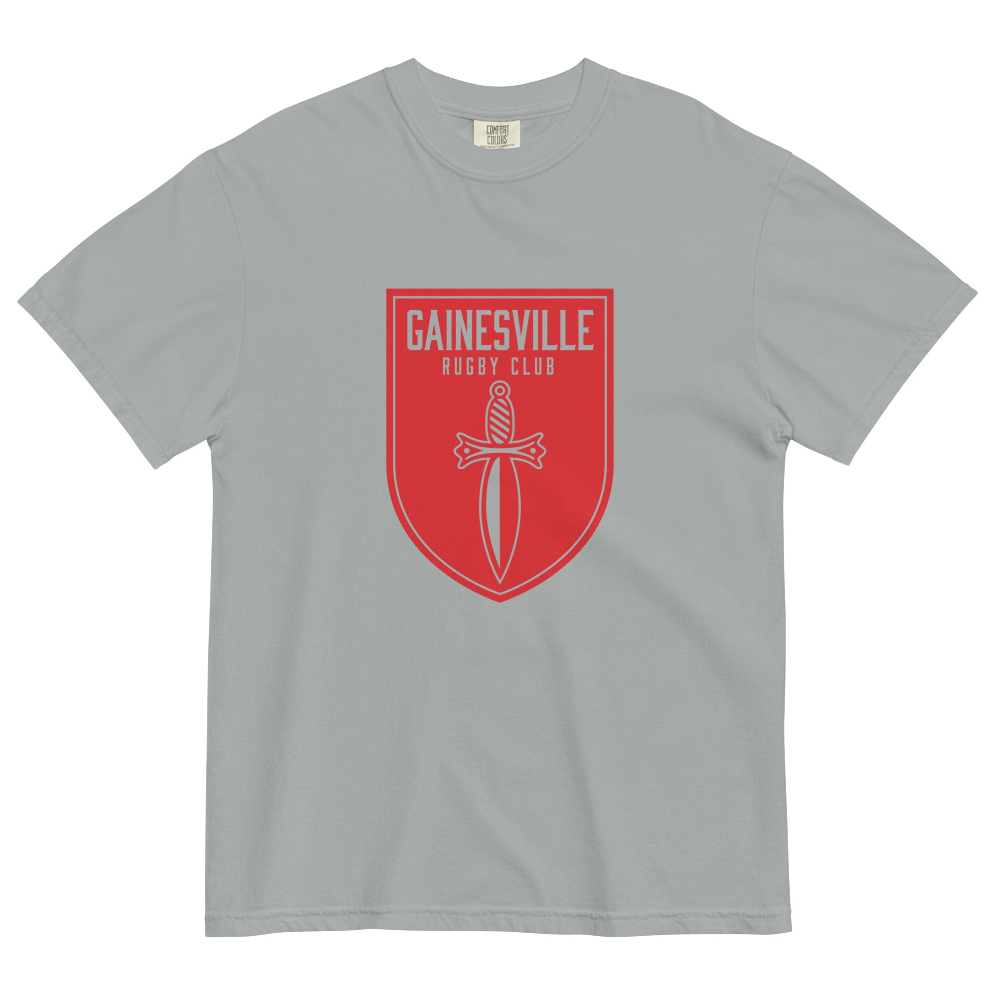 Gainesville Spartans RFC Garment Dyed Cotton T-Shirt | Vintage Rugby Style Tee for Men | Perfect for Game Day & Casual Wear