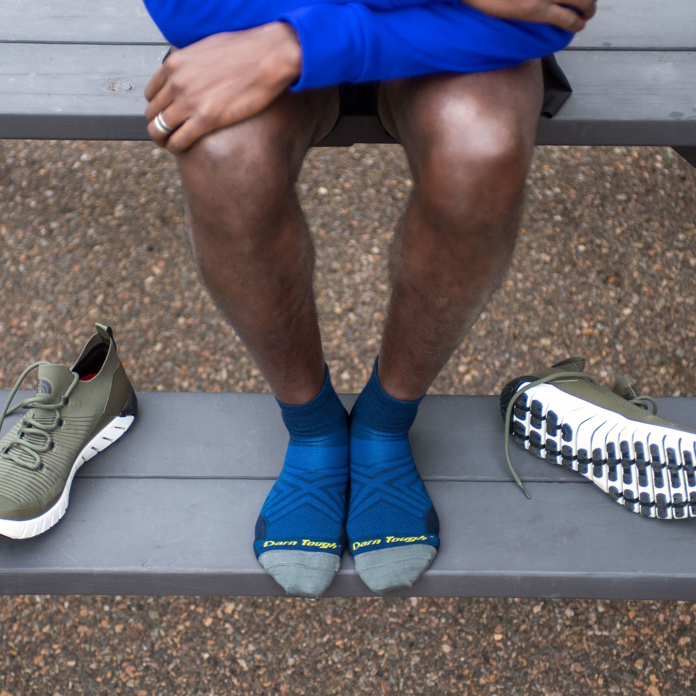 Ultra Lightweight Running Socks for Men - Breathable No Cushion Quarter Socks - Perfect for Marathon, Jogging & Gym Workouts
