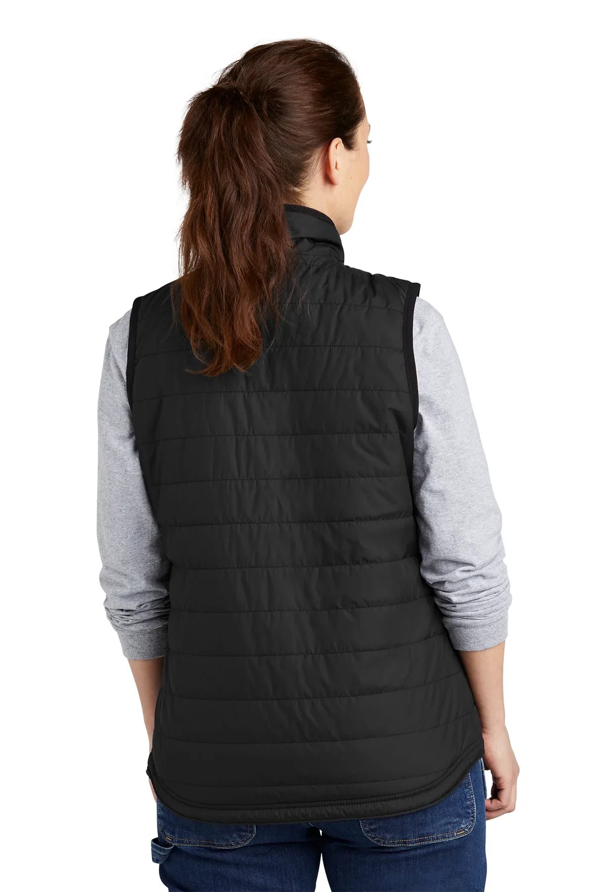 Carhartt Women's Gilliam Vest - Black | Executive Construction Workwear | Durable & Warm for Outdoor Jobs, Hunting & Winter Activities