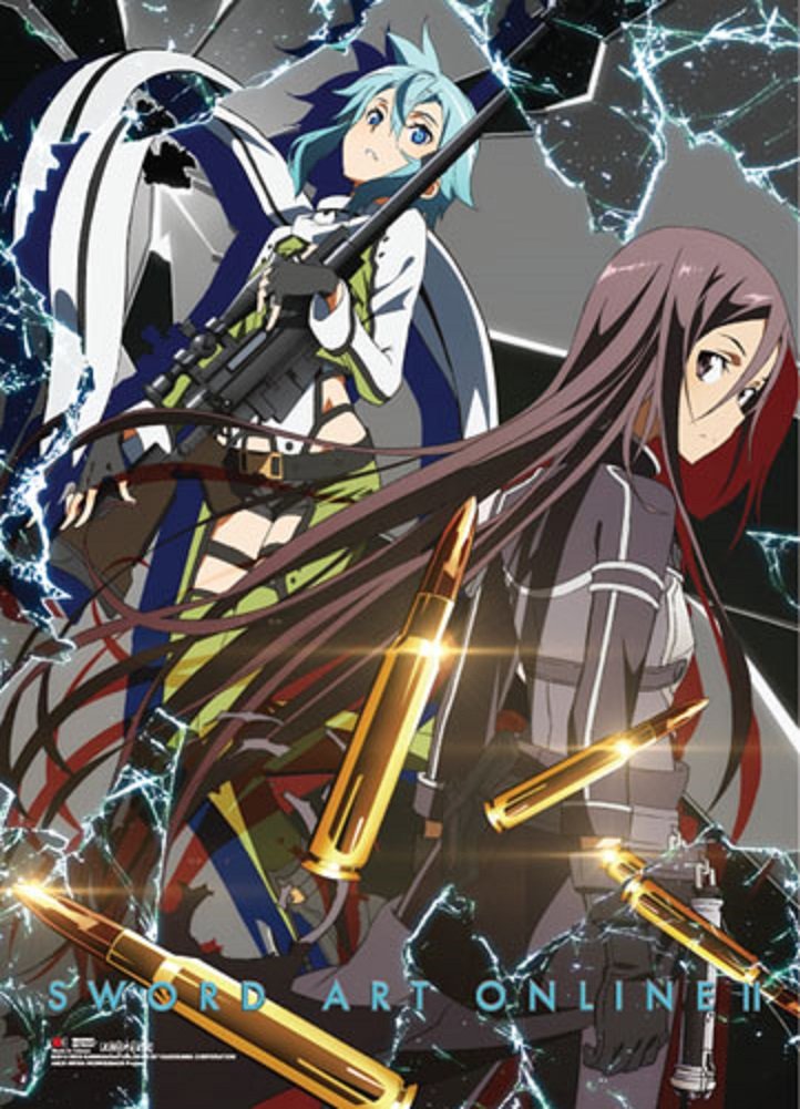 SWORD ART ONLINE Key Art 2 Anime Wall Scroll Poster - Multicolored Official Artwork | Perfect for Anime Room Decor, Gaming Setup & Otaku Collection