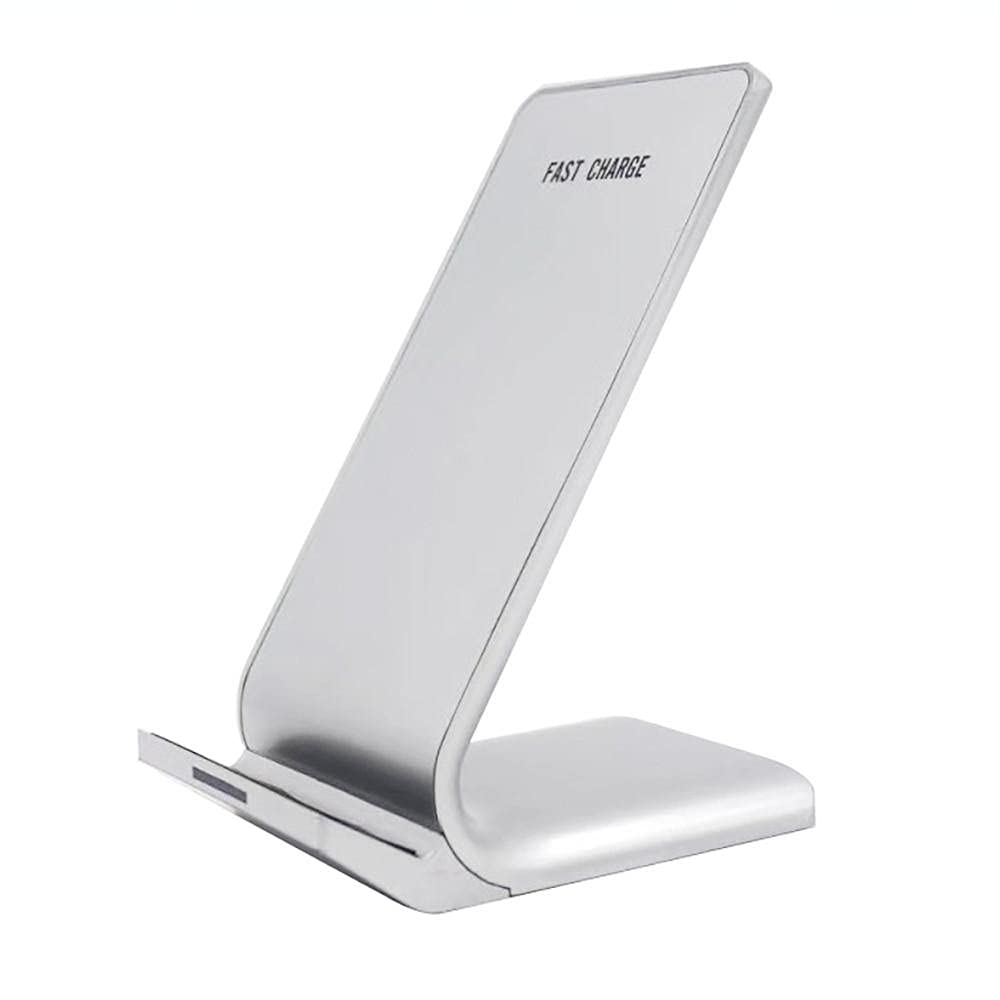 UrbanX Wireless Charger Stand - Qi-Certified Fast Charging Pad for iPhone 15/14/13, Samsung Galaxy S23/S22, Xiaomi Mi Mix 3 5G (10W Fast Charge, No AC Adapter Included) | Perfect for Bedside, Office Desk & Car Use