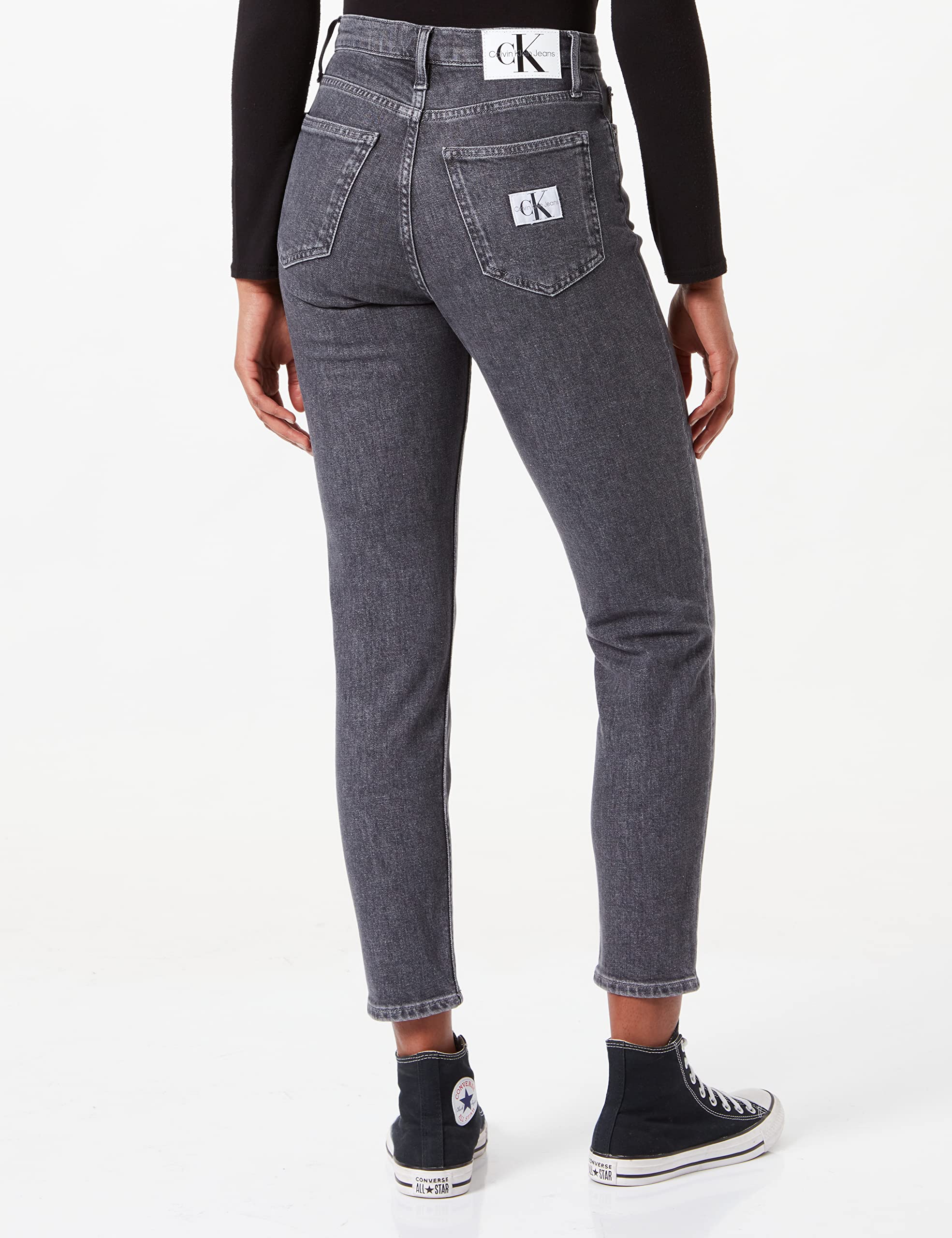 Calvin Klein Jeans Women's High-Rise Skinny Pants - Stretch Denim for Comfort & Style | Perfect for Work, Casual Outfits & Night Out