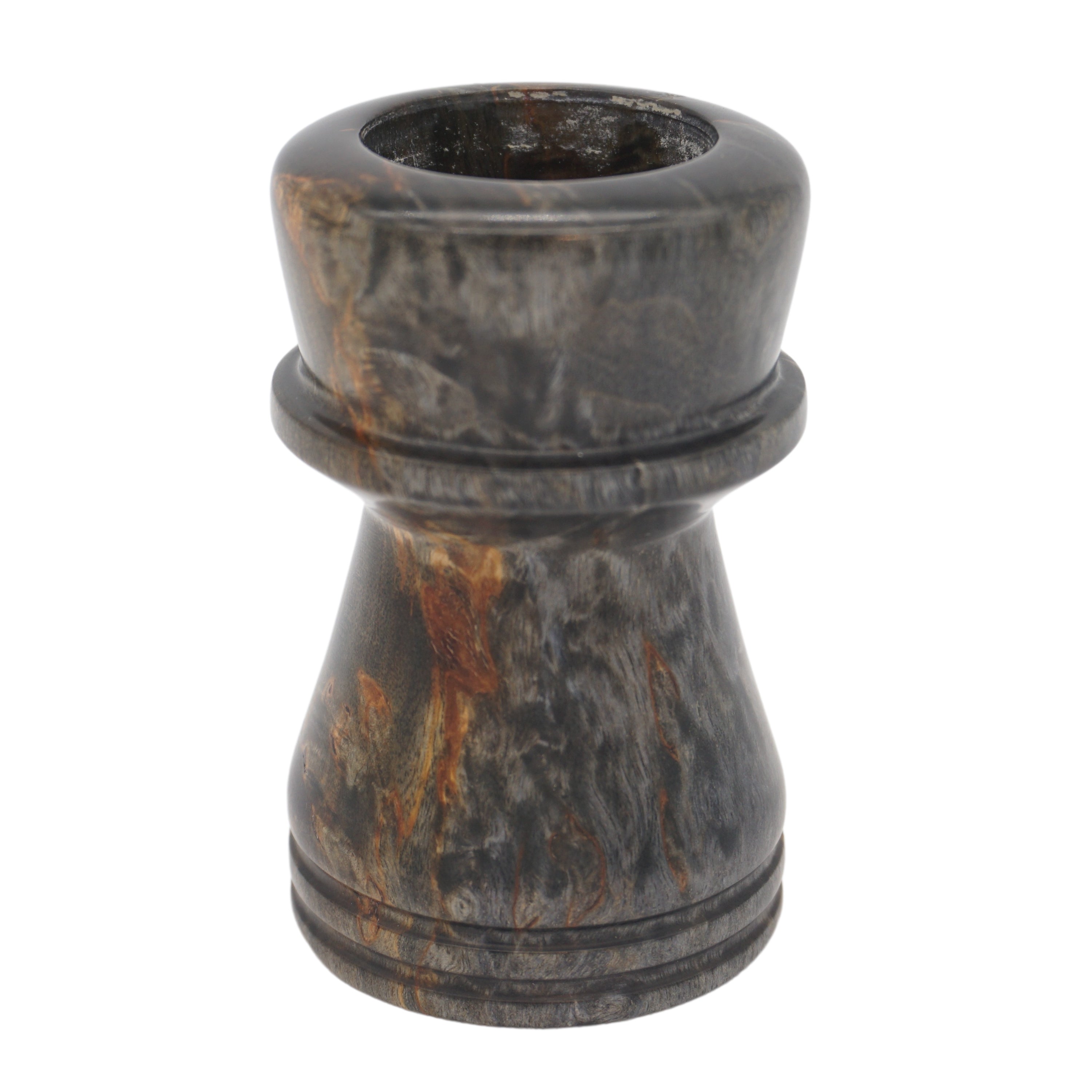 Premium Karelian Birch Stabilized Wood Handcrafted Shaving Brush Handle - Fits 24mm & 26mm Knots - Perfect for Wet Shaving & Luxury Grooming Gifts