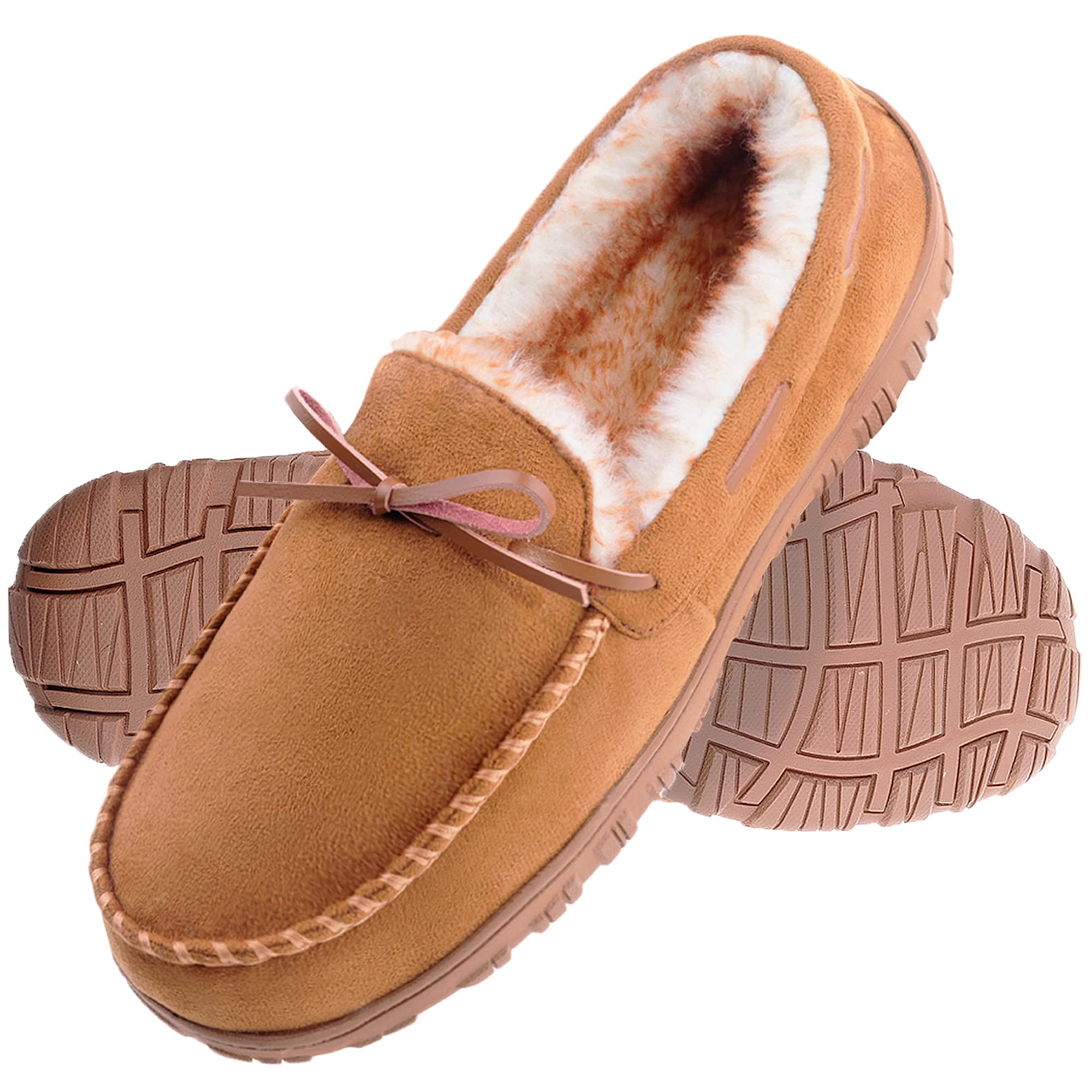 Amazon Essentials Men's Warm Comfortable Slippers - Soft Indoor House Shoes with Non-Slip Sole for Home, Office & Travel - Cozy Winter Footwear for Relaxation & Lounging