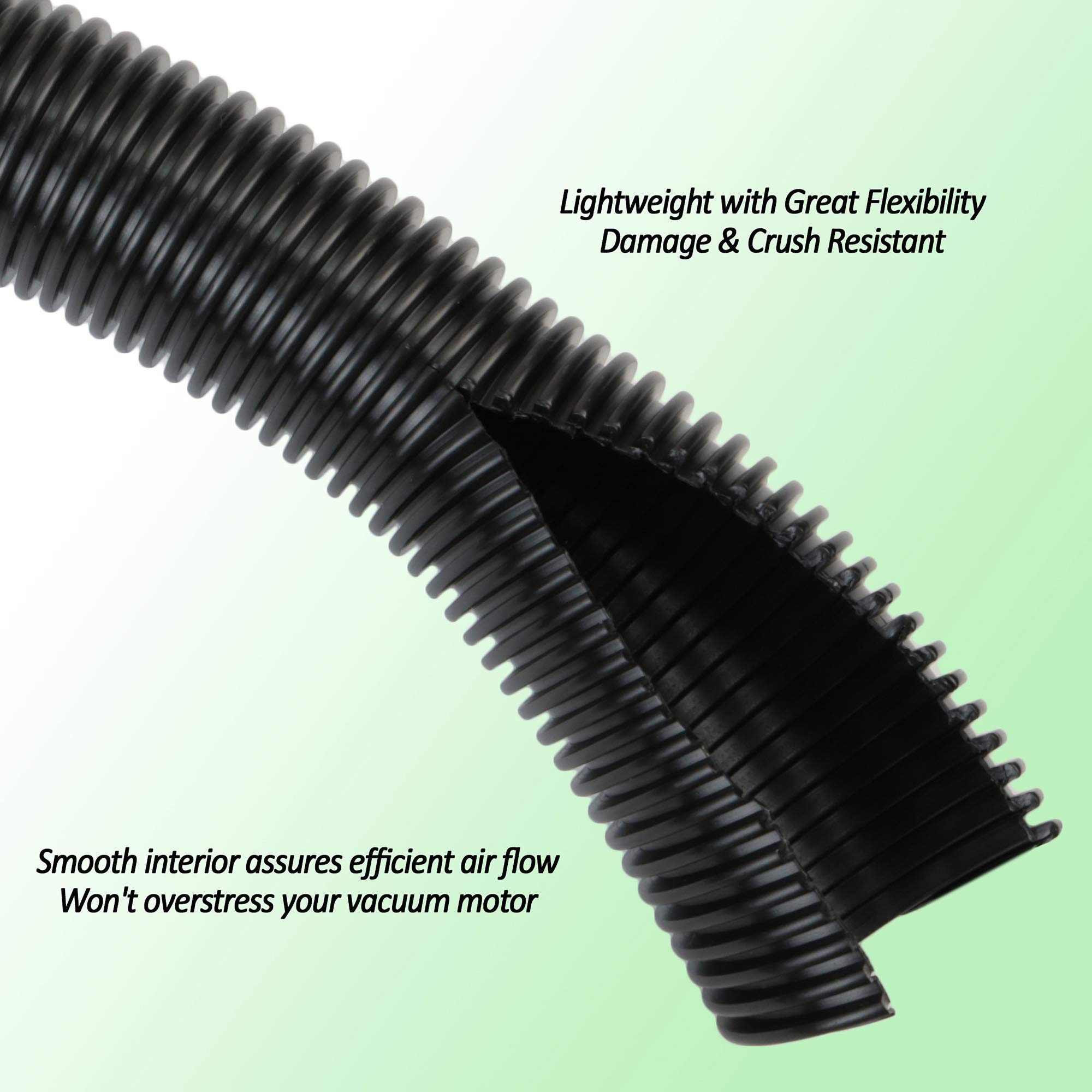 Oreck XL Canister Vacuum Hose Replacement - 3ft Swivel Hose Compatible with Shurlok & Friction Buster B Handheld Models - Perfect for Deep Cleaning Carpets, Furniture & Tight Spaces