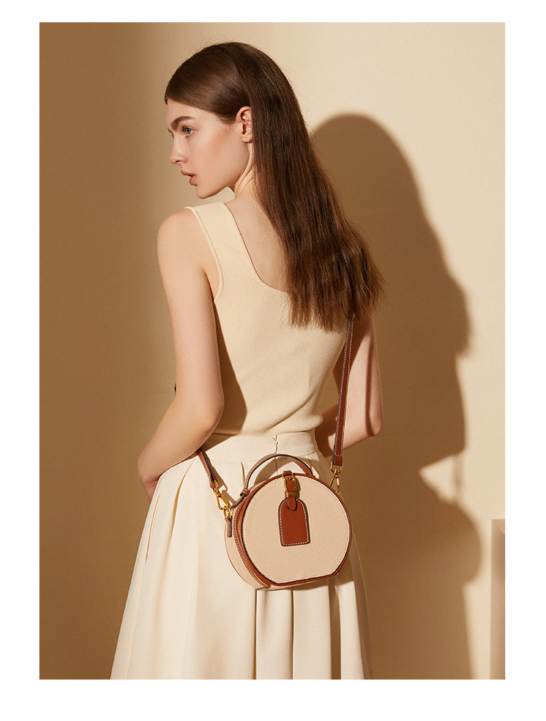 Genuine Leather Small Tote Bag for Women - Stylish Shoulder Bag & Crossbody Purse - Perfect for Work, Travel & Everyday Use