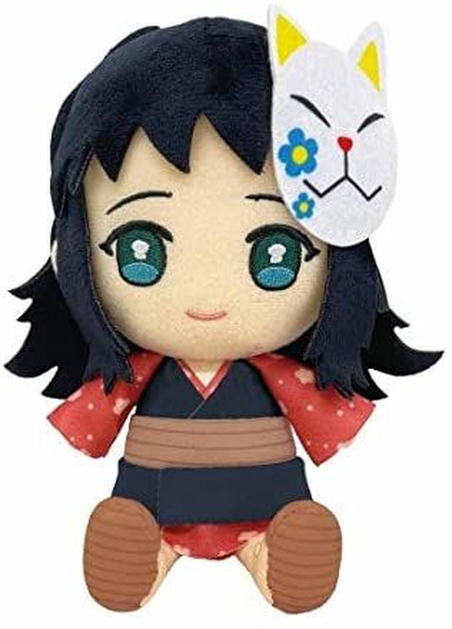**Bandai Demon Slayer: Kimetsu no Yaiba Makomo Chibi Plush Toy - Cute Anime Collectible for Fans, Gifts, and Home Decor**