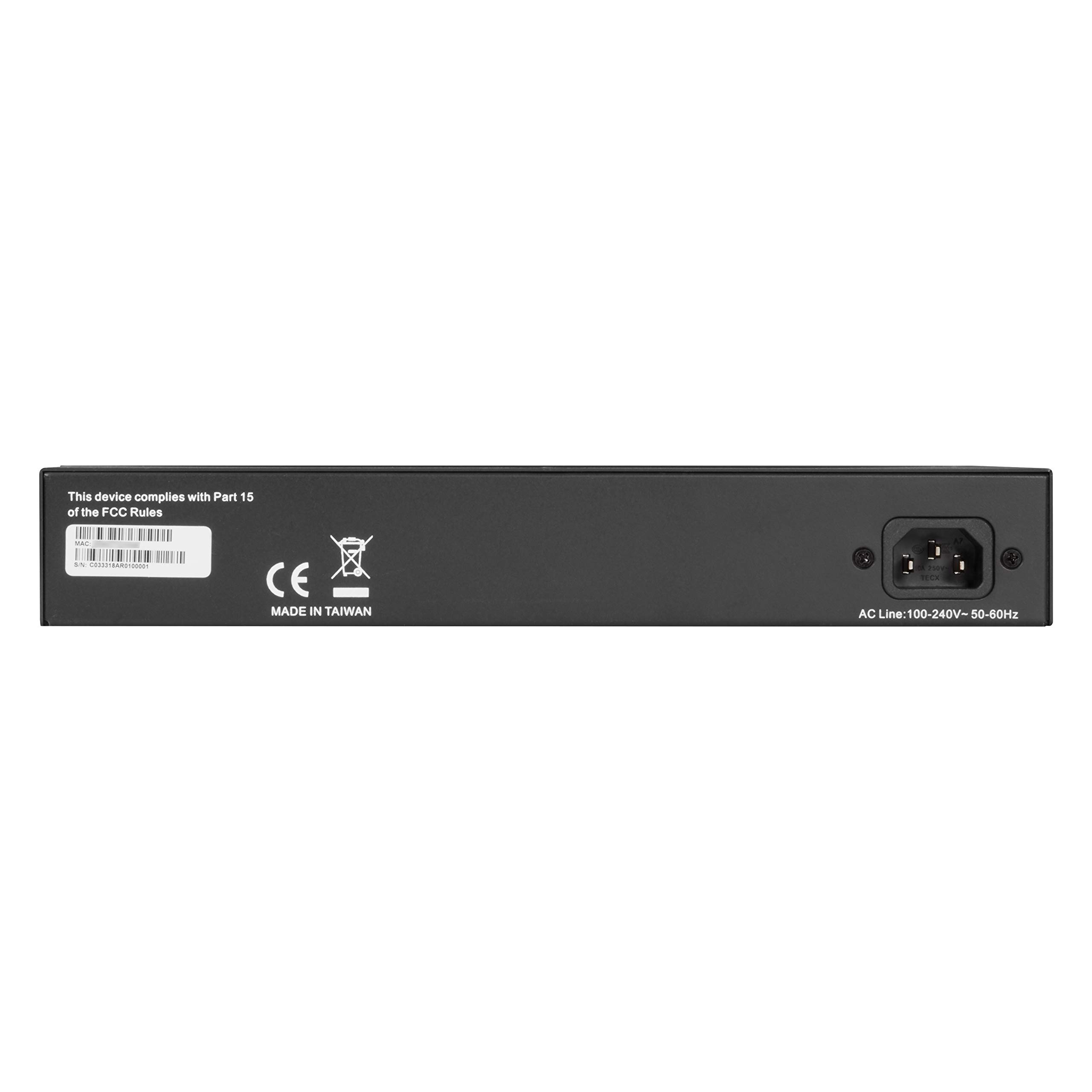 Black Box 18-Port Gigabit Web Smart Switch for High-Speed Network Connectivity | Ideal for Office, Home & Small Business Networks