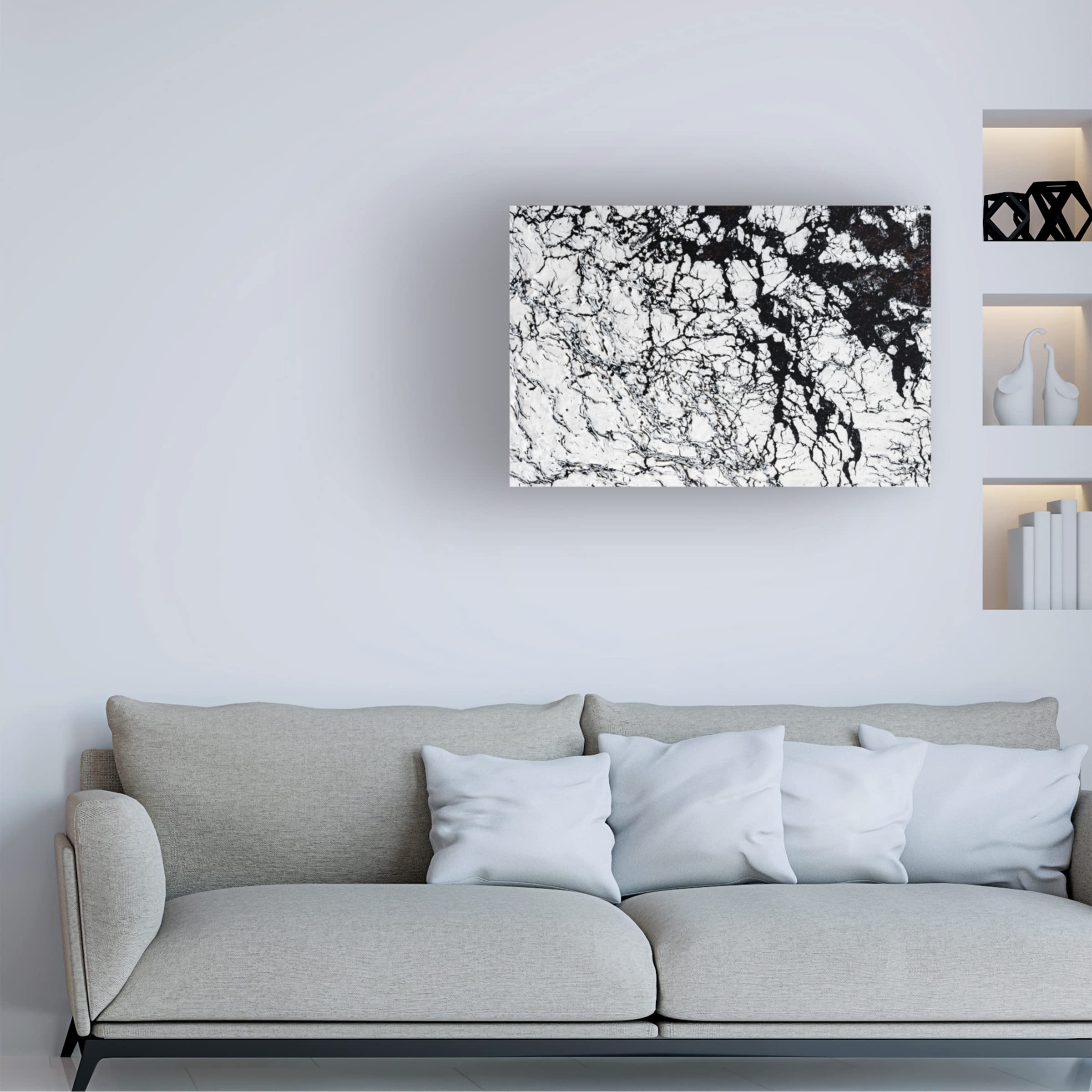 Trademark Fine Art 'Wabi Sabi Study 01' by Eva Bane - 16x24 Inch Canvas Wall Art - Modern Abstract Painting for Living Room, Bedroom & Office Decor