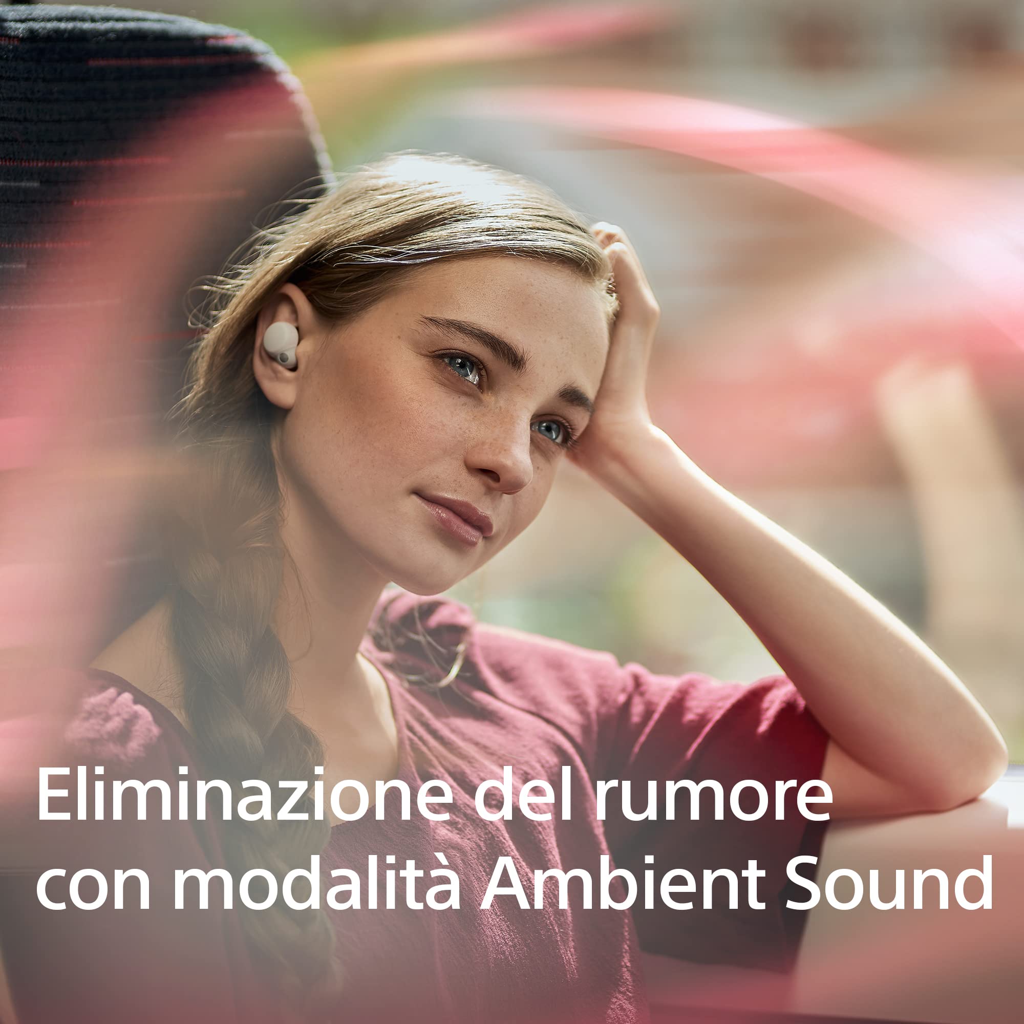 Sony WF-LS900 Wireless Bluetooth Earbuds with Noise Cancelling - Multipoint Bluetooth Connection (Refurbished) - Perfect for Commuting, Workouts & Travel