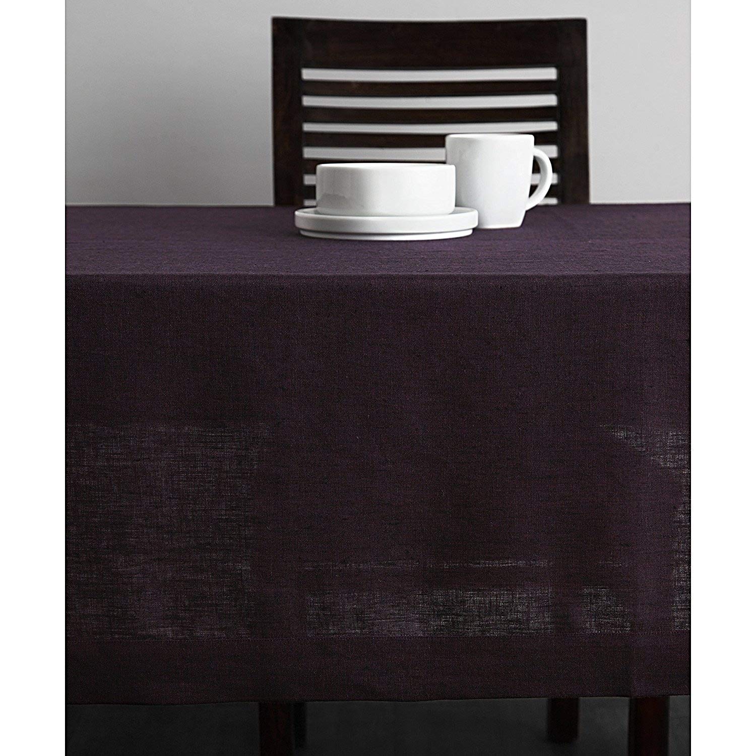 Solino Home 100% Pure Linen Tablecloth 60x120 Inches - Rectangle Table Cloth for Easter, Wedding & Parties (Athena Collection) | Machine Washable & Durable | Perfect for Dining Tables, Holiday Decor & Special Events