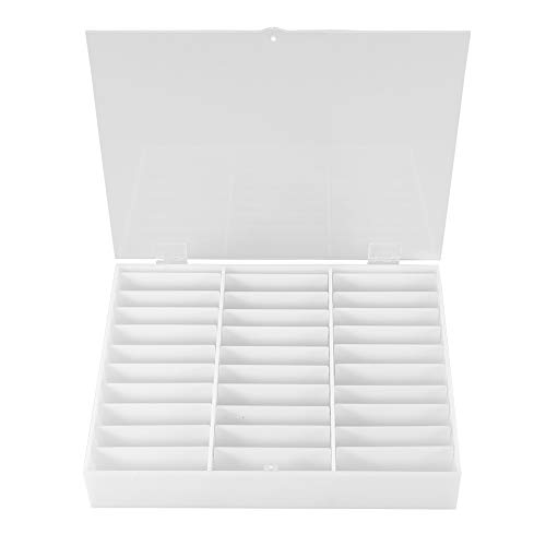 30 Grid Nail Display Box - Plastic Jewelry Storage for Makeup & Bathroom