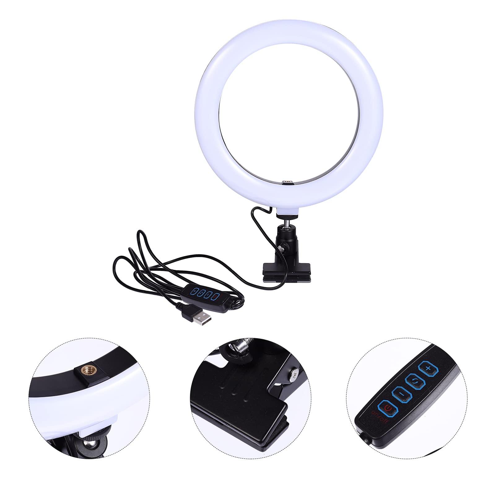 Jojofuny Selfie Ring Light with Clip - 10