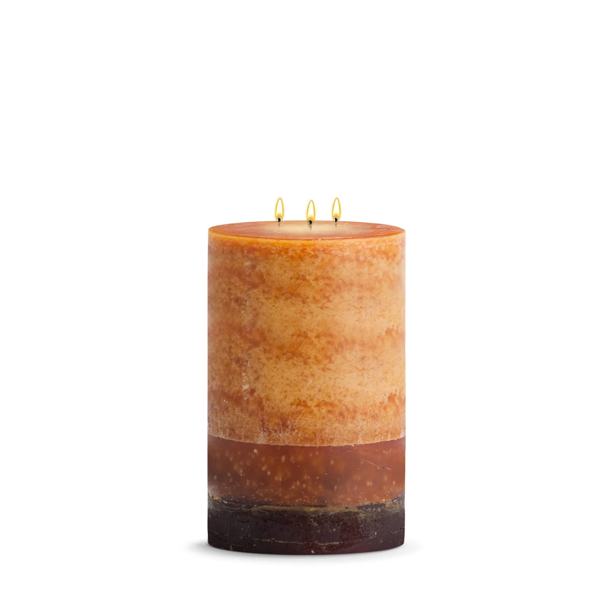 Premium Mango Scented Pillar Candles 6x12 Inches - Long-Lasting Fragrance for Home Decor, Weddings & Relaxation