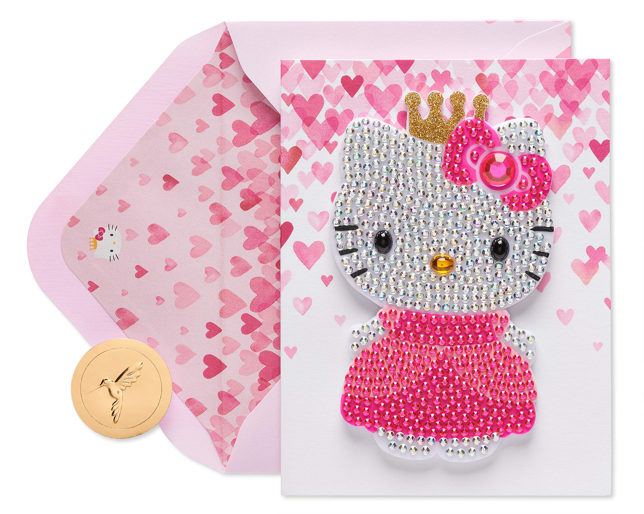 Hello Kitty Birthday Card for Girls - Papyrus Birthday Princess Greeting Card - Perfect for Kids' Birthday Parties & Special Celebrations