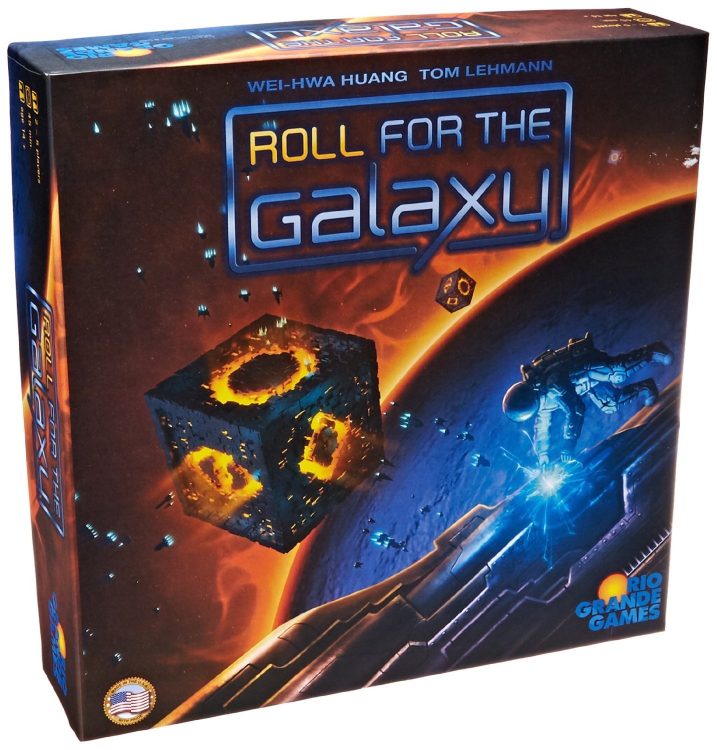 Roll for The Galaxy Board Game by Rio Grande Games - Strategic Space Empire Building Game for Adults & Teens - Perfect for Game Nights & Family Gatherings