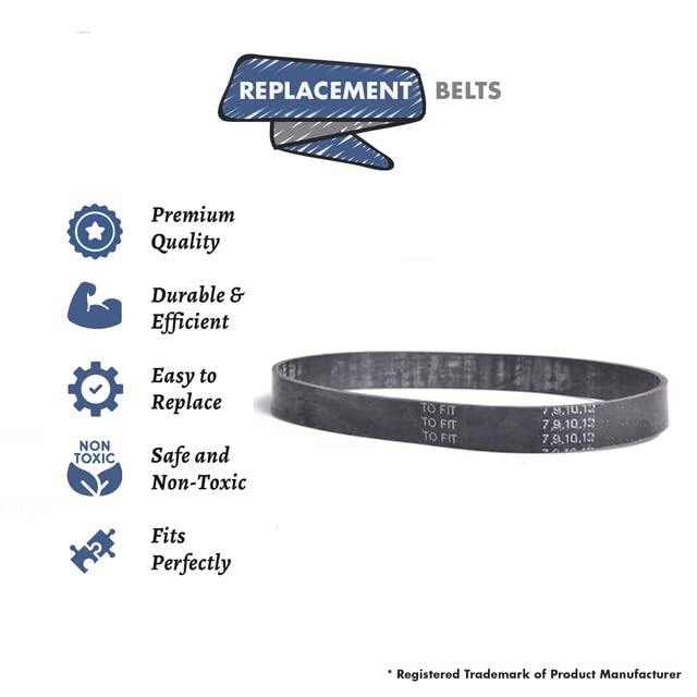 Bissell Vacuum Belt BR-1007 for Style 7/9/10/12/16 - Home Cleaning Essential