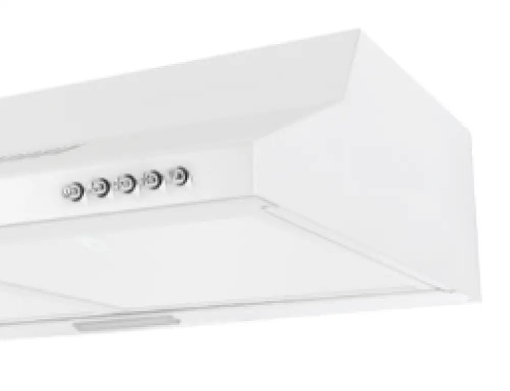 Robinhood RCA3AL6WH 60cm Compact White Range Hood - Powerful Kitchen Exhaust Fan for Small Spaces, Apartments & Modern Homes