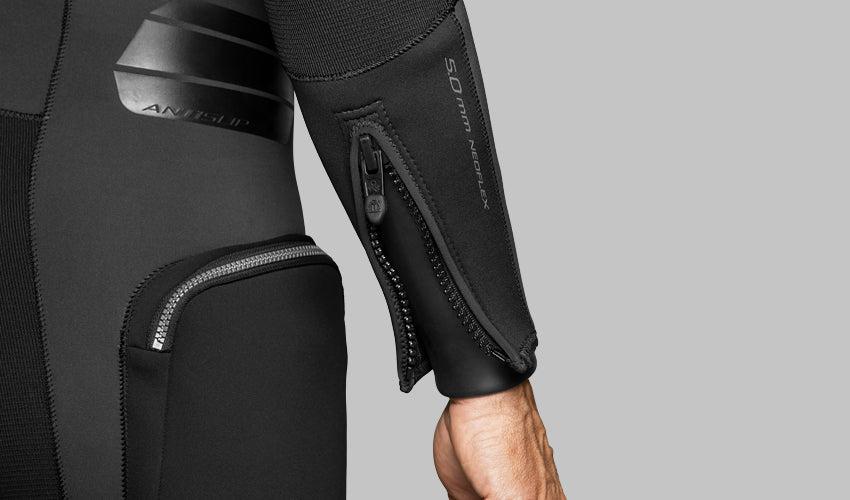 Waterproof W7 5mm Women's Wetsuit for Surfing, Diving & Swimming - Full Body Neoprene Suit for Cold Water Sports