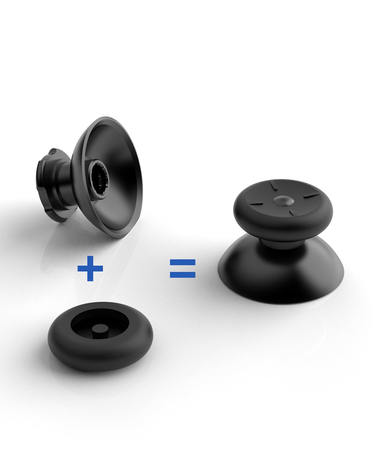 Oculus Quest 2 Controller Joystick Replacement Kit - 2-in-1 Thumbstick Repair Parts for Meta Quest 2 & Oculus Quest 2 VR Headset - Perfect for Gaming, VR Simulation & Controller Maintenance