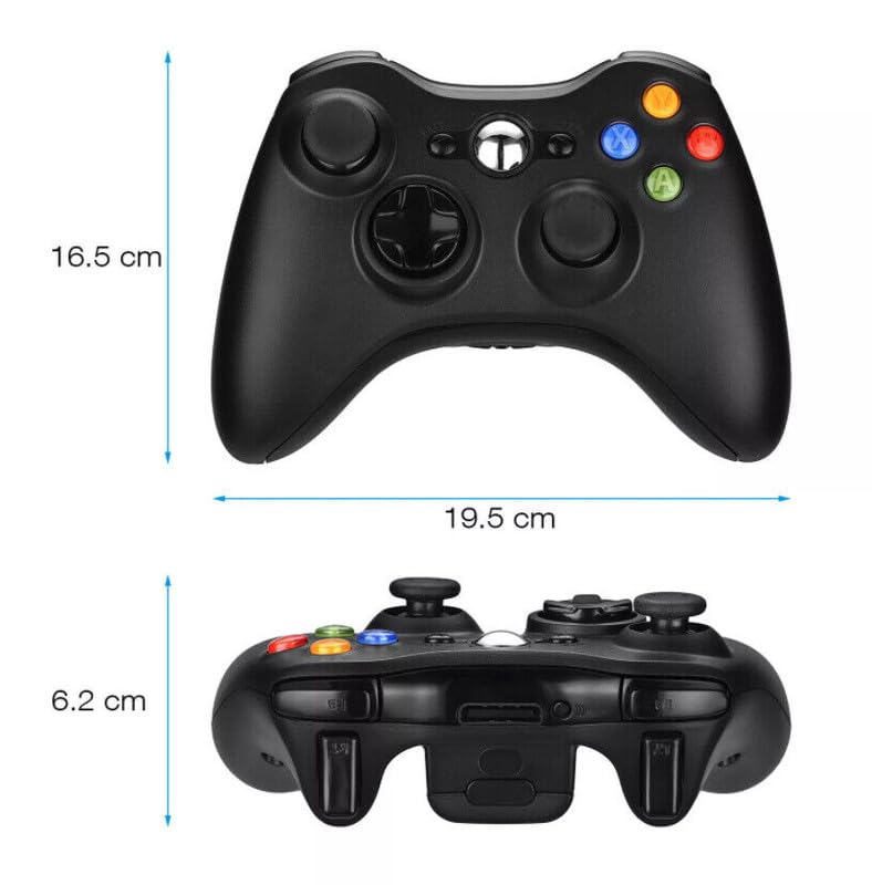 THE PERFECT PART PC Gaming Controller - Wired USB Gamepad with Dual Vibration, 3.5mm Audio Jack & 8-Way D-Pad for Windows PC | Ideal for Steam, Fortnite, and Racing Games