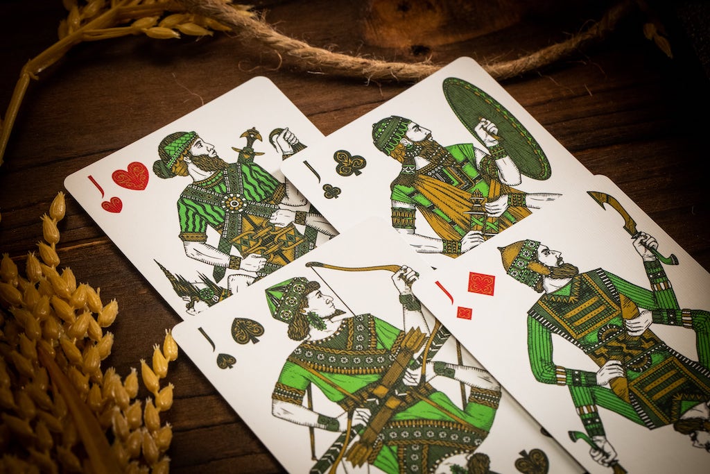Premium Forest Green Babylon Playing Cards - Elegant Design for Poker, Magic Tricks & Card Games - Perfect for Casino Nights, Gifts & Collectors