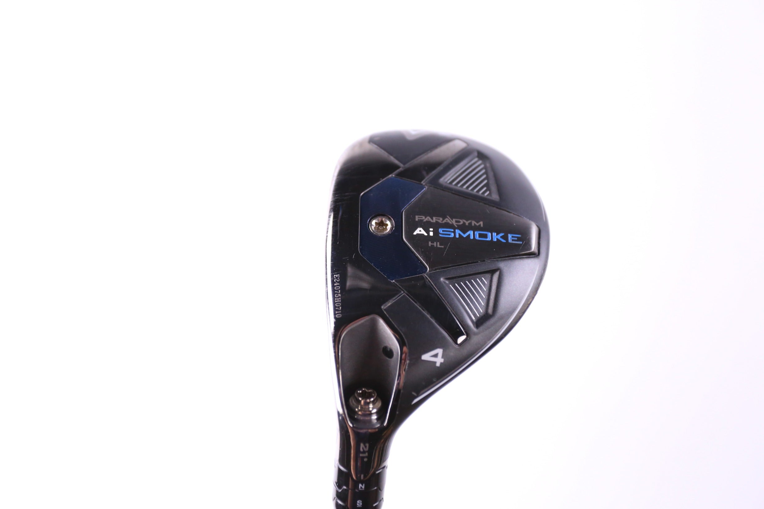 Used Callaway Paradym Ai Smoke HL 4H Hybrid Golf Club - 21° Left Handed Senior Flex - Perfect for High Launch & Forgiveness on the Fairway